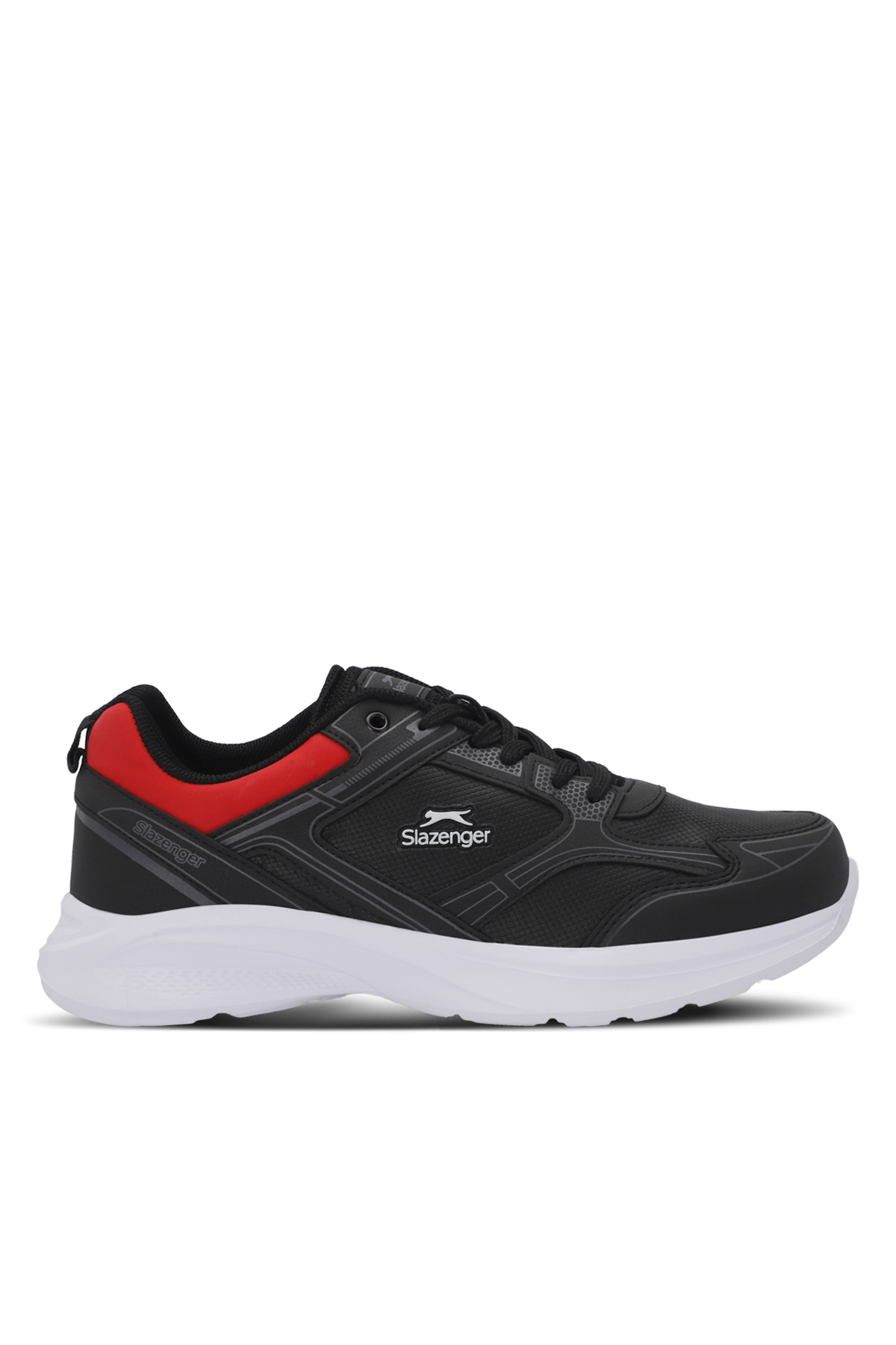 SLAZENGER GIMA Erkek Siyah / Kırmızı Günlük Spor Ayakkabısı