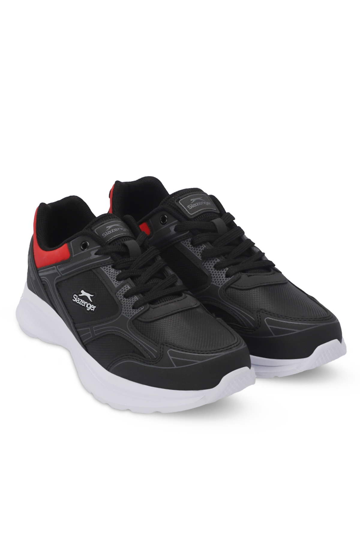 SLAZENGER GIMA Erkek Siyah / Kırmızı Günlük Spor Ayakkabısı görsel 2