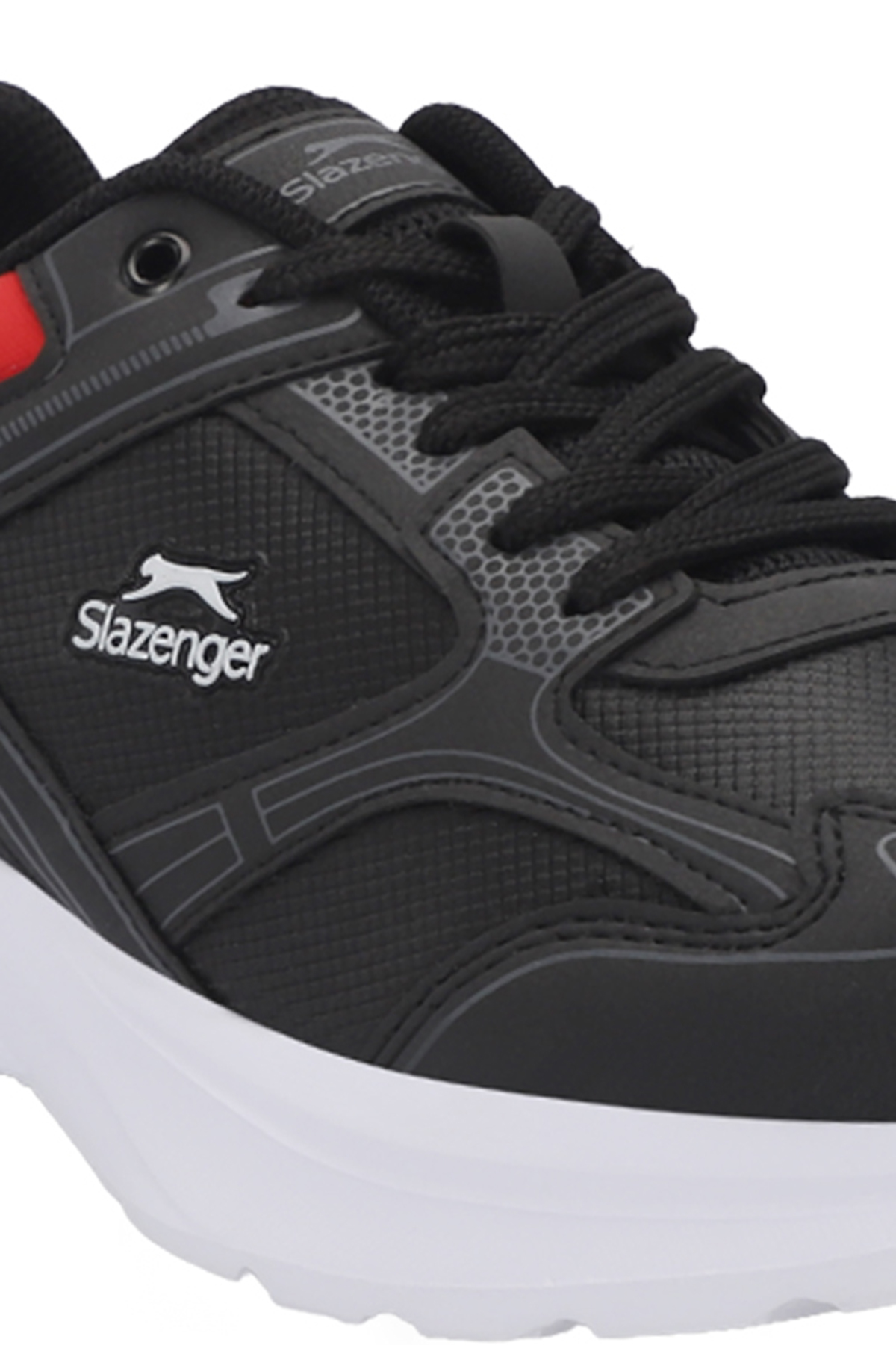 SLAZENGER GIMA Erkek Siyah / Kırmızı Günlük Spor Ayakkabısı görsel 4