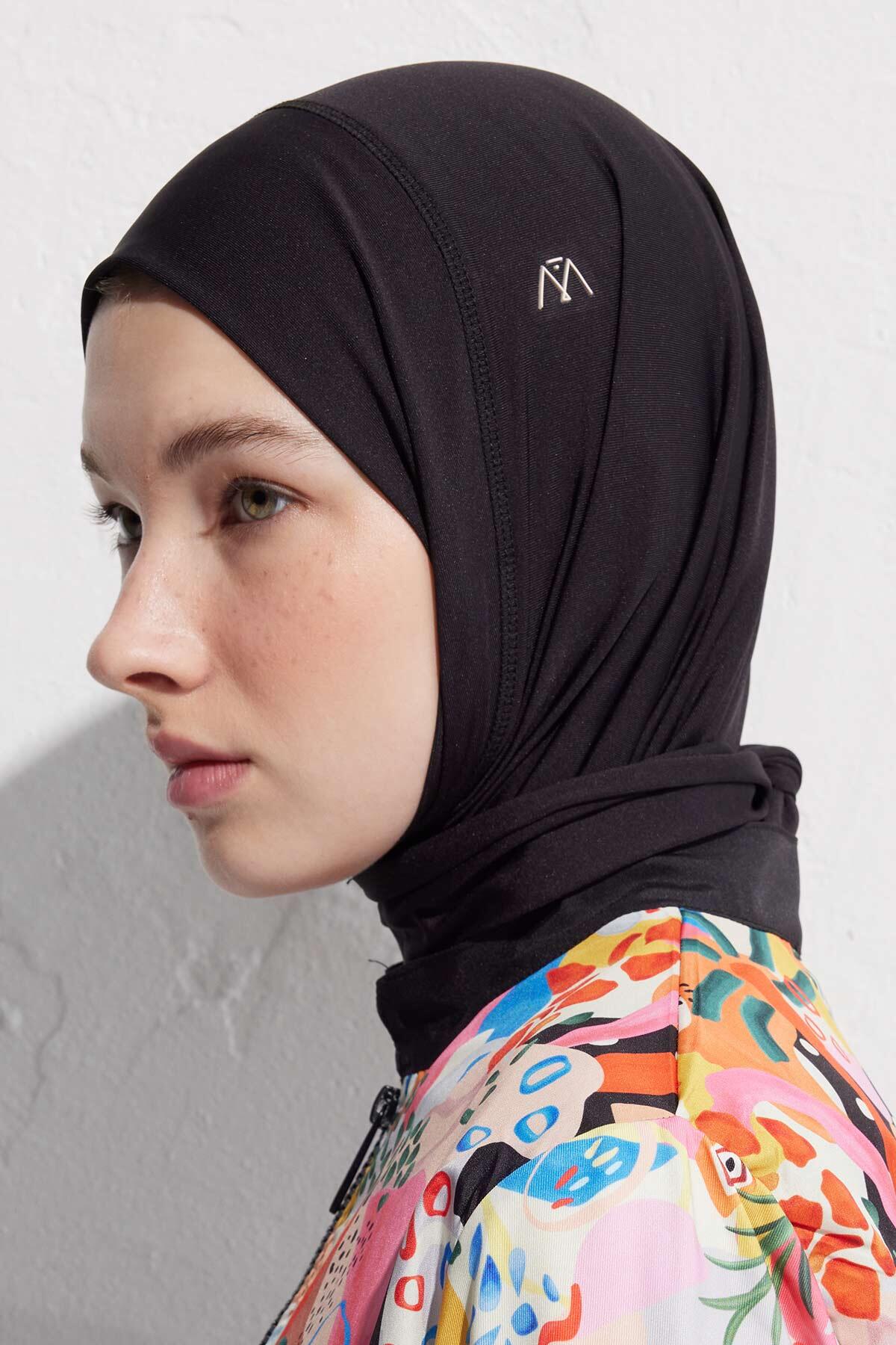 Manuka Bağlamalı Mayo Bone Siyah görsel 2