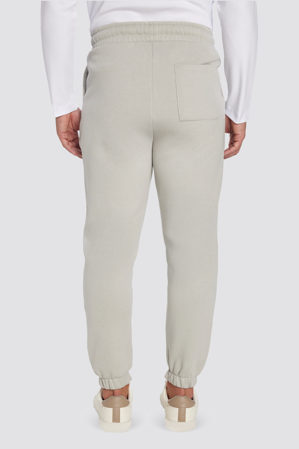 TUDORS Unisex Relax Fit Rahat Kesim Şardonlu 3 Cepli Lastikli Jogger Paça Taş Renk Eşofman Altı görsel 5