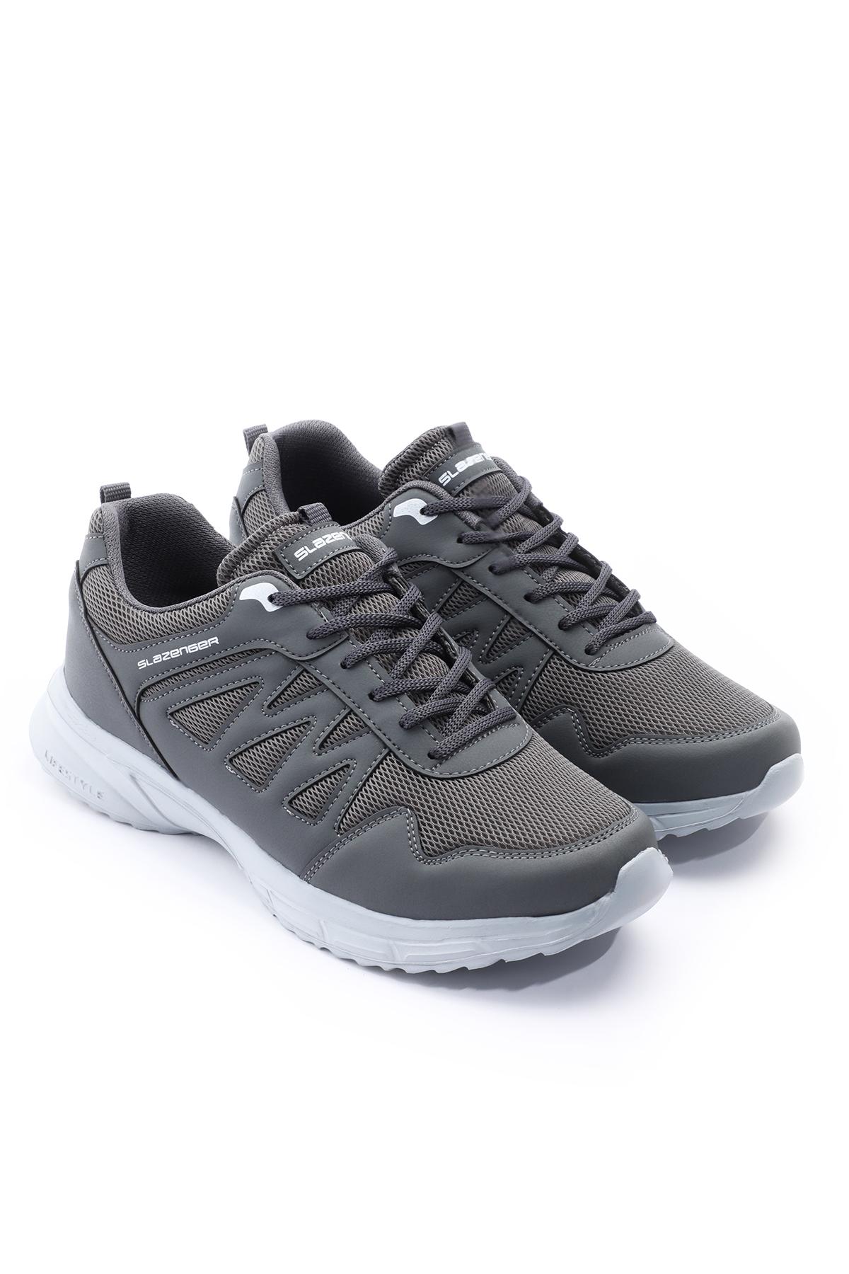 SLAZENGER A-BOUT I Sneaker Erkek Ayakkabı Koyu Gri görsel 2