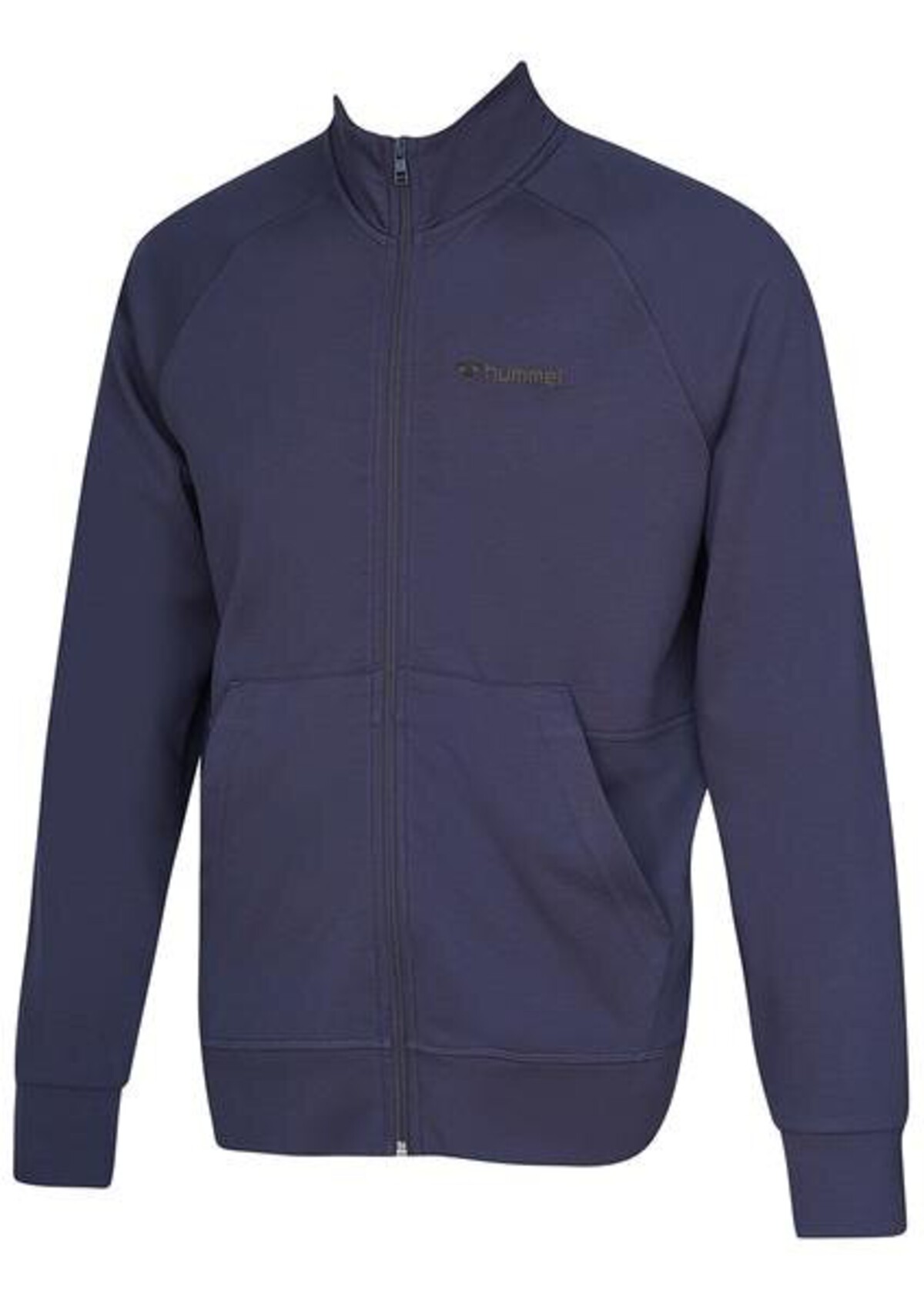 Hummel Evon Erkek Lacivert Dik Yaka Fermuarlı Sweatshirt