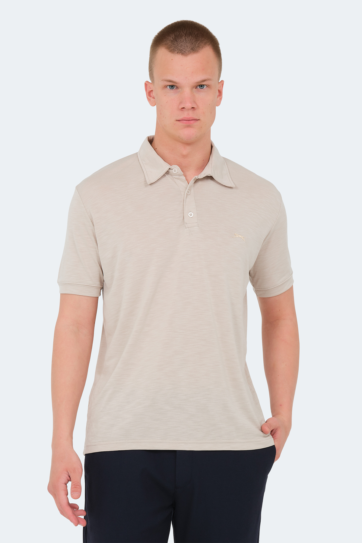 SLAZENGER Polo Yaka Kısa Kollu Erkek Tişört