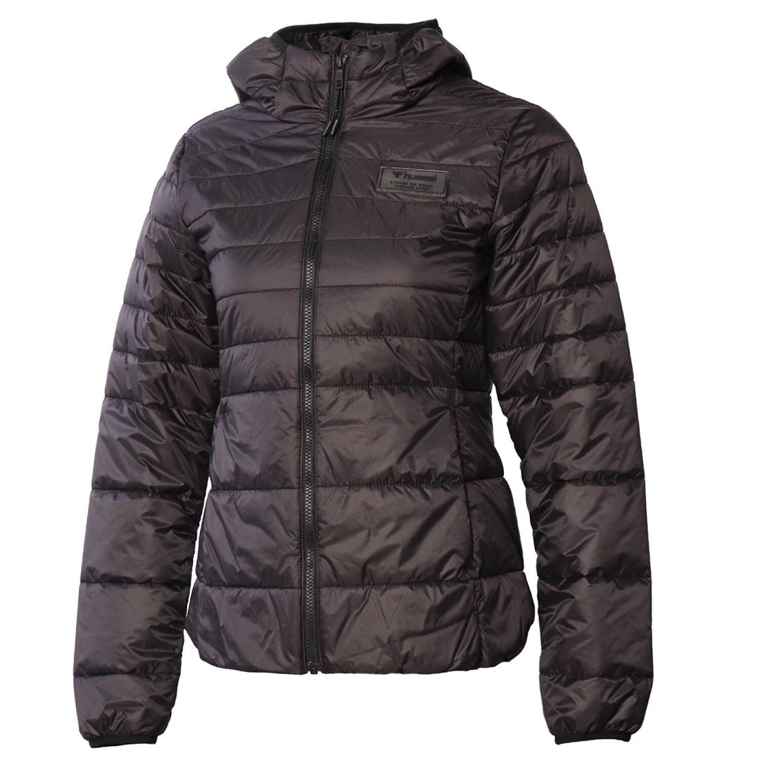 Hummel Shyvana Kadın Siyah Kapüşonlu Şişme Mont görsel 2