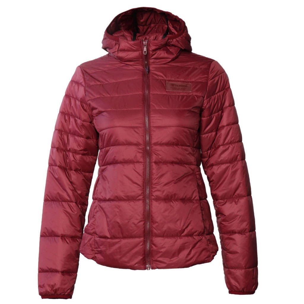 Hummel Shyvana Kadın Bordo Kapüşonlu Şişme Mont