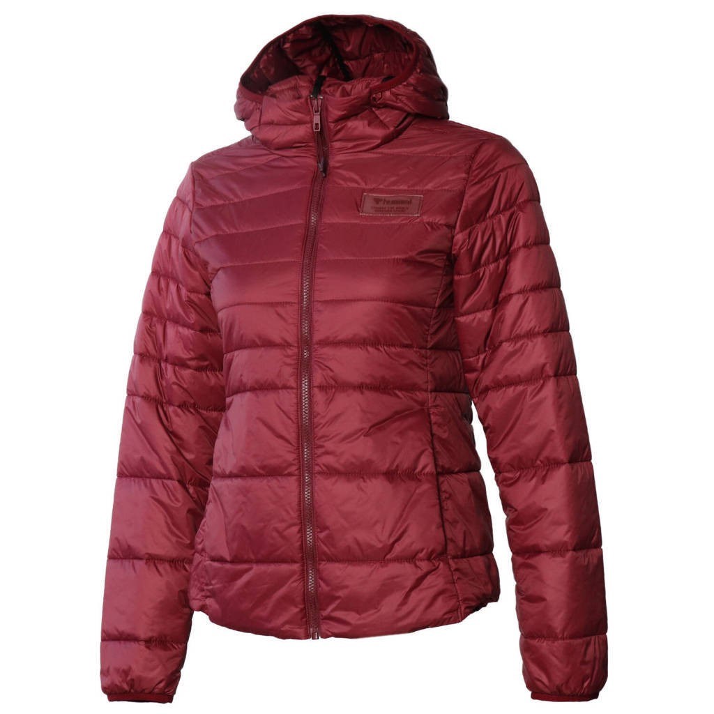 Hummel Shyvana Kadın Bordo Kapüşonlu Şişme Mont görsel 2