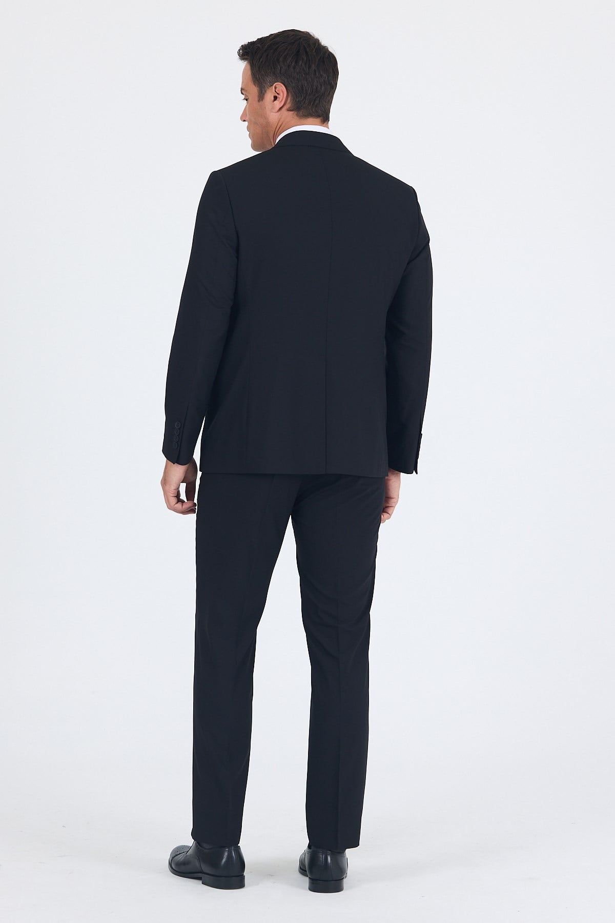 İMZA Siyah Mono Yaka 6 Drop Comfort Fit Takım Elbise 1001260010 görsel 5