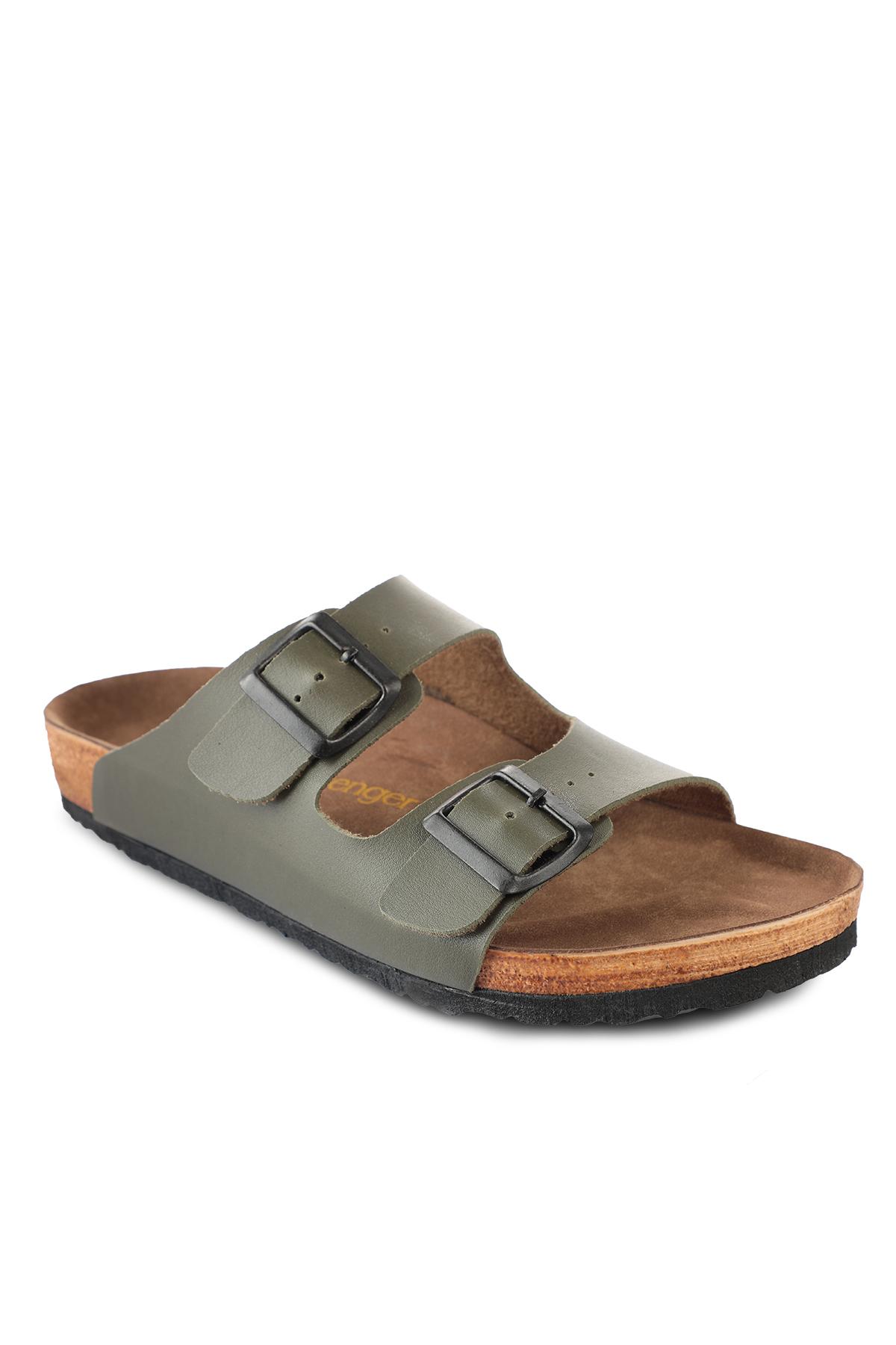 SLAZENGER LENS Unisex Terlik Haki