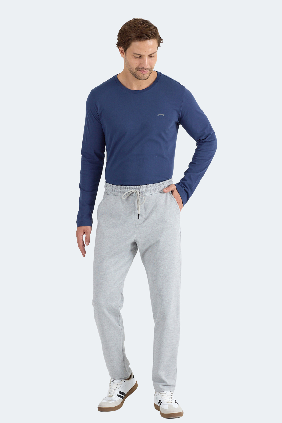 SLAZENGER IMPACTO I Erkek Gri Eşofman Altı görsel 2