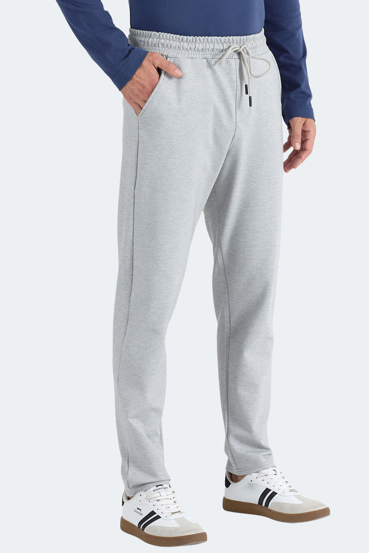 SLAZENGER IMPACTO I Erkek Gri Eşofman Altı görsel 4