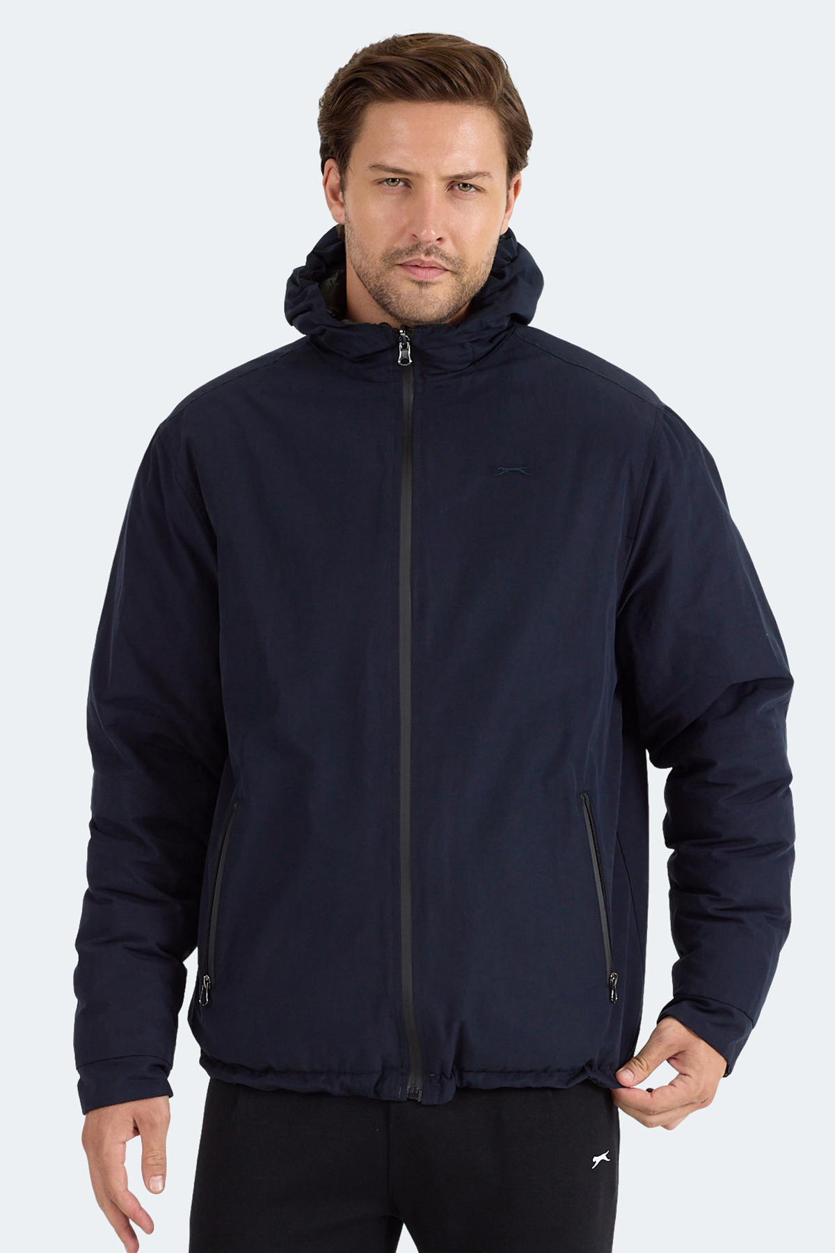 SLAZENGER BRELIS Erkek Şişme Mont Kaban Lacivert görsel 5