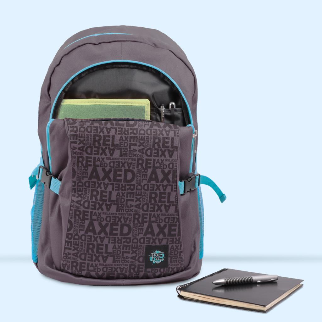 Biggdesign Moods Up Relaxed Su Geçirmez Kumaşlı 15.6 inç Laptop Uyumlu Okul Sırt Çantası Siyah görsel 4