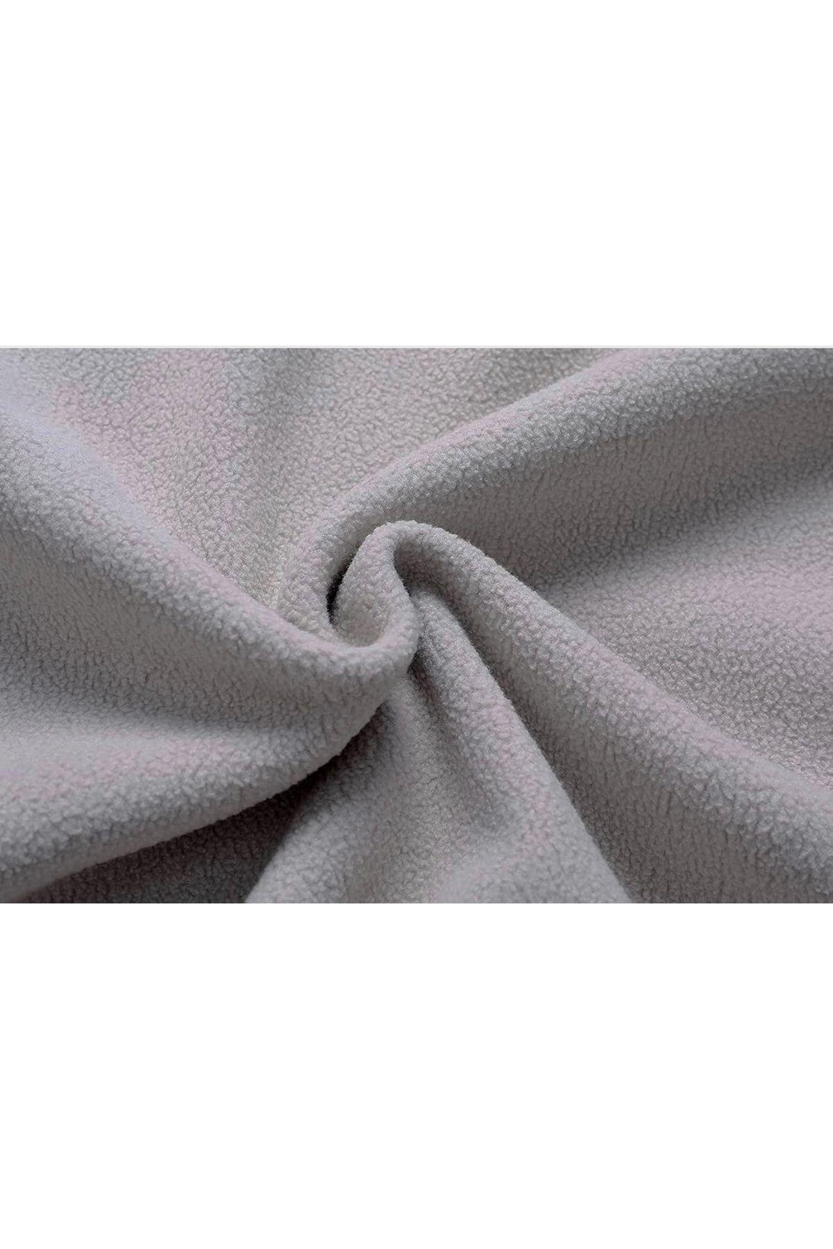 Genius Store Polar Tam 3 Cepli Outdoor Polar Erkek Fermuarlı Sweatshirt Hırka görsel 5