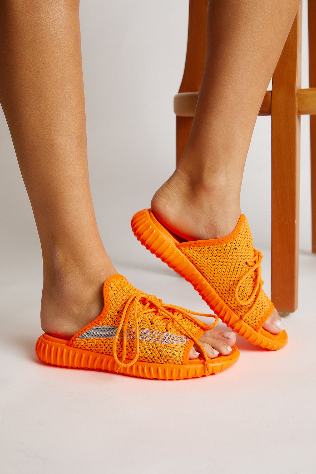 TONNY BLACK Unisex Oranj Triko Özel Üretim Terlik Tbtr