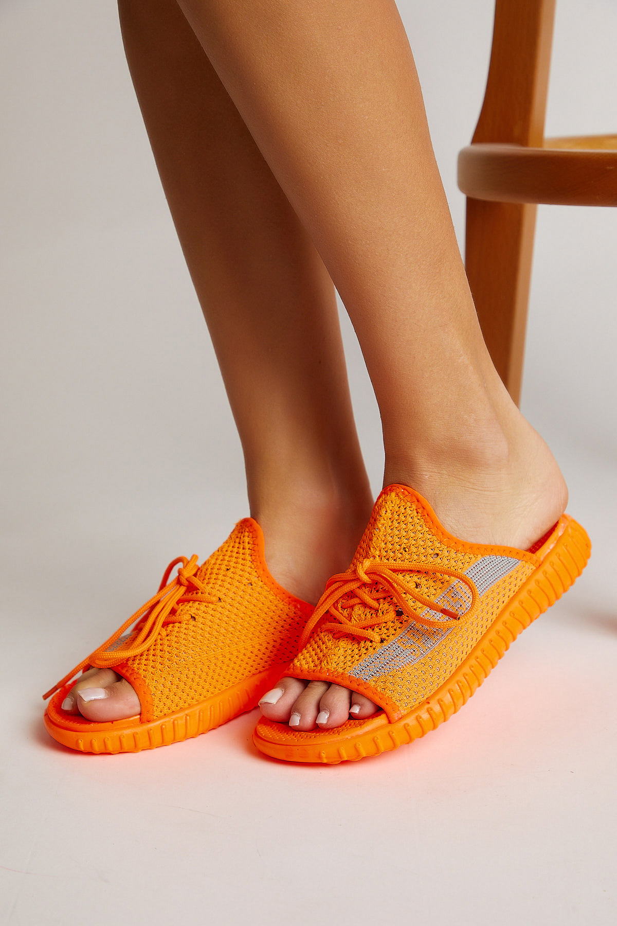 TONNY BLACK Unisex Oranj Triko Özel Üretim Terlik Tbtr görsel 4