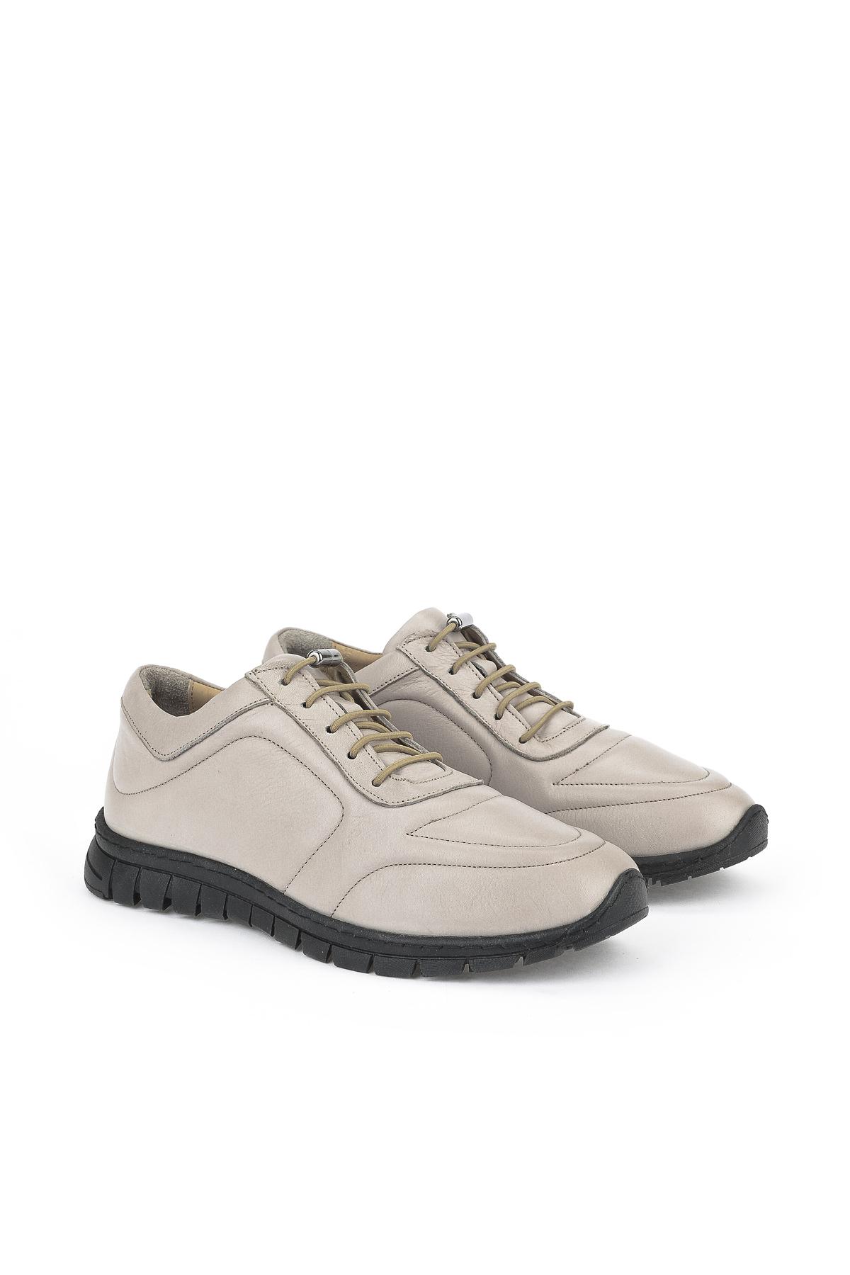 Ziya Ayakkabı Kadın Hakiki Deri Sneaker 131992 SP200 Buz görsel 2
