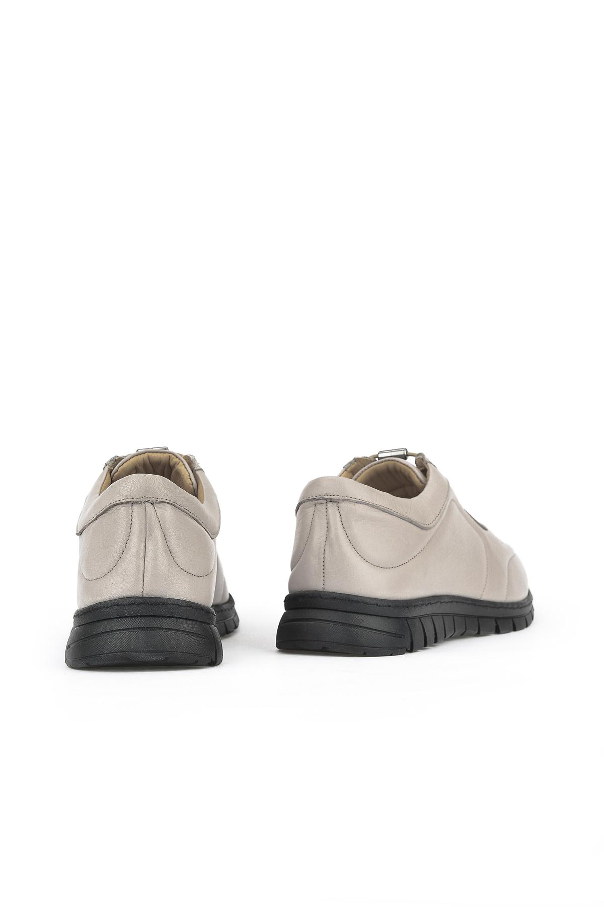 Ziya Ayakkabı Kadın Hakiki Deri Sneaker 131992 SP200 Buz görsel 3
