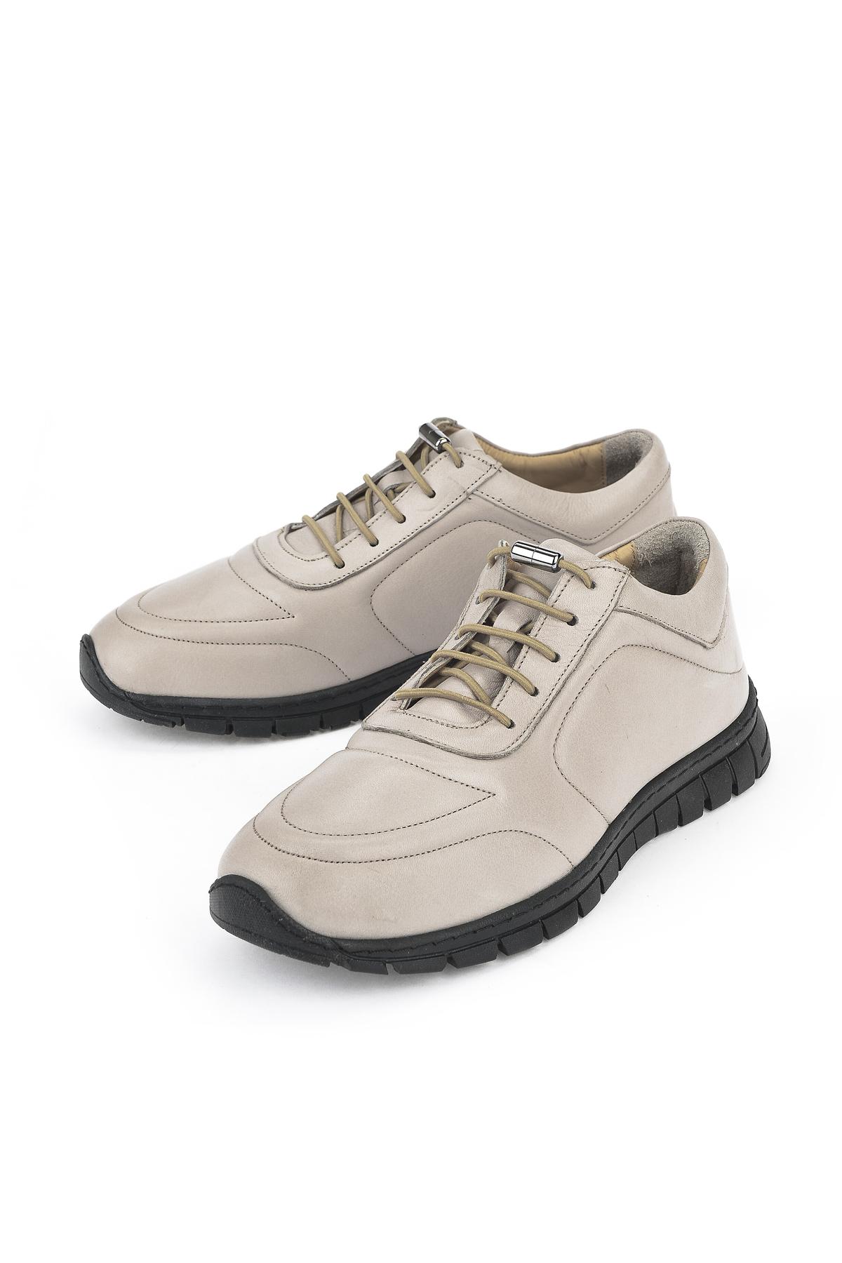 Ziya Ayakkabı Kadın Hakiki Deri Sneaker 131992 SP200 Buz görsel 4