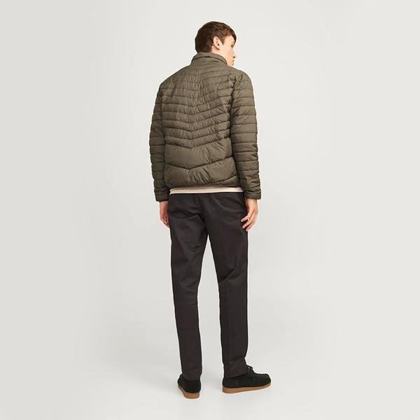 Jack & Jones Jack&Jones State Packable Puffer Colar Erkek Haki Dik Yaka Ceket görsel 2
