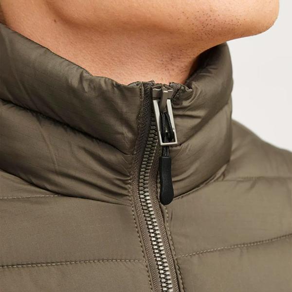 Jack & Jones Jack&Jones State Packable Puffer Colar Erkek Haki Dik Yaka Ceket görsel 5