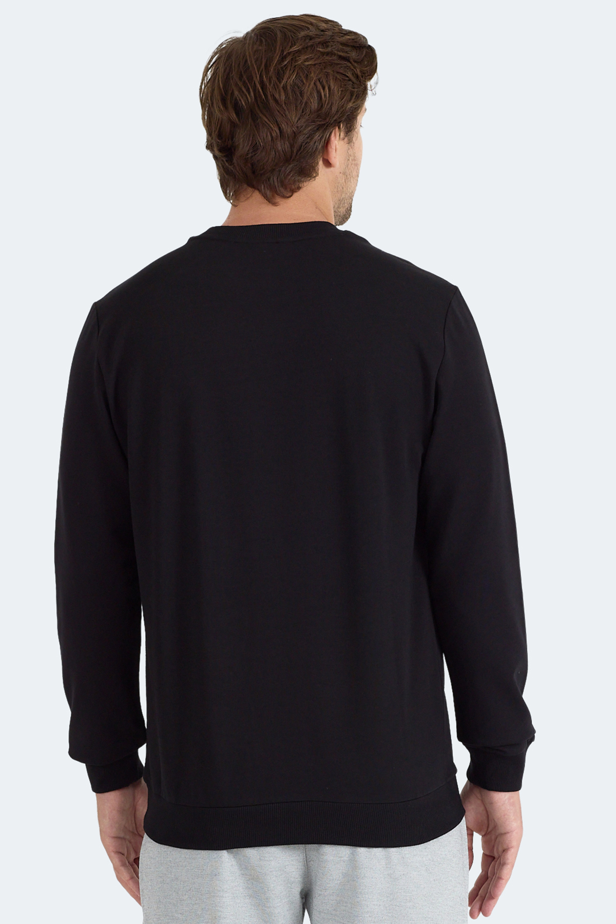 SLAZENGER RUBIO Erkek Siyah Sweatshirt görsel 6