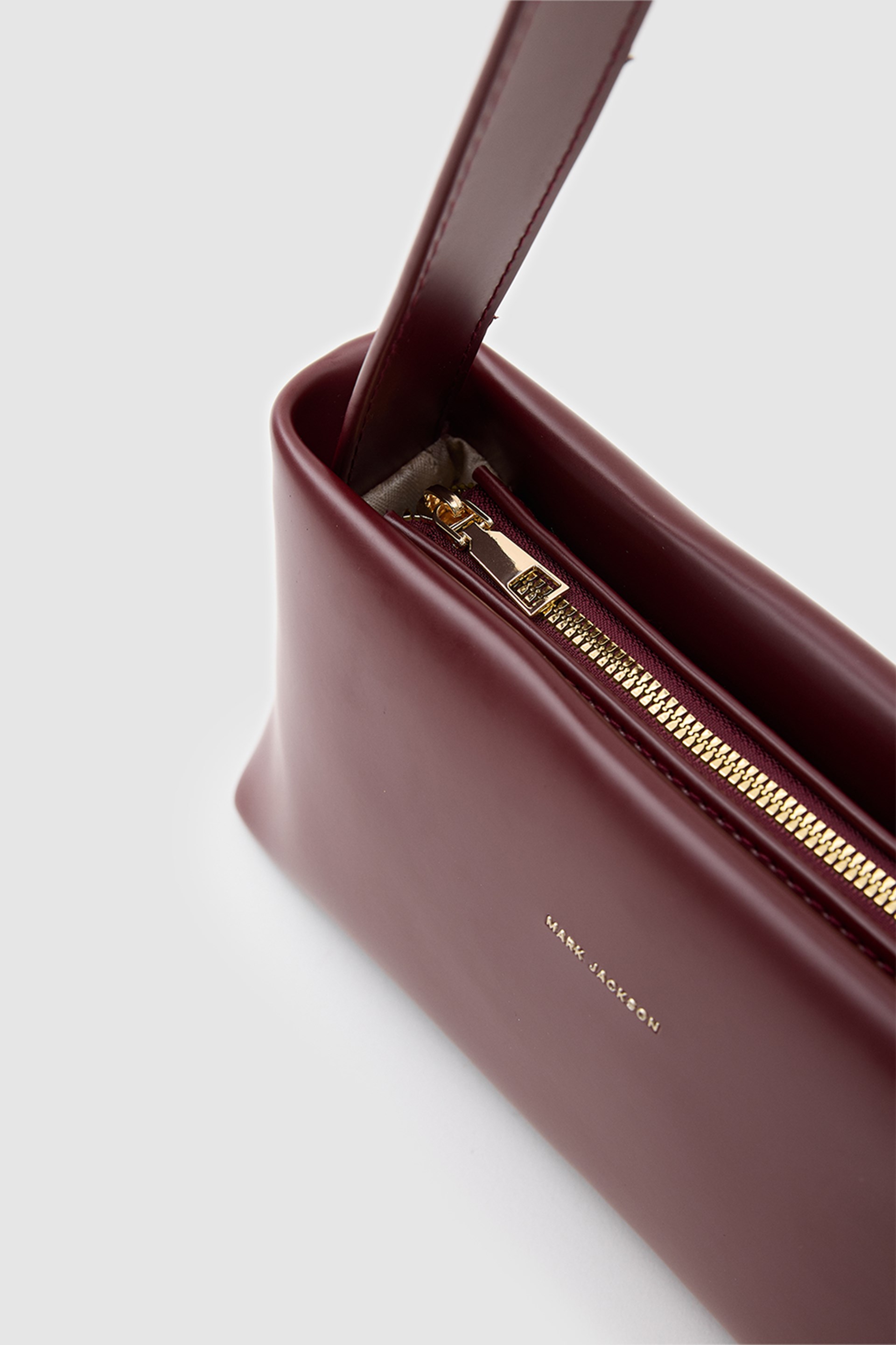 Shulebags Alya Fular Detaylı Baget Çanta Bordo görsel 5