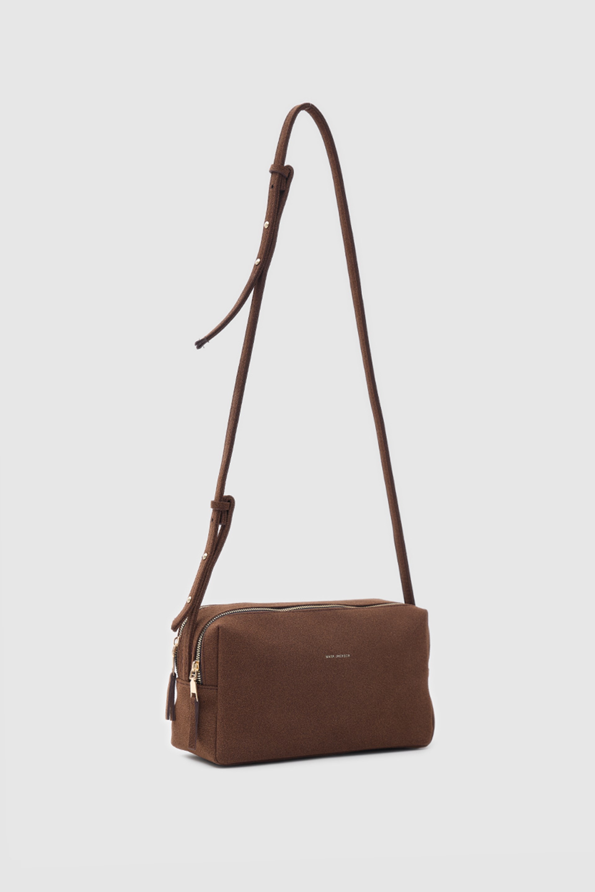 Shulebags Rodeo Süet Omuz Çantası Kahve görsel 2