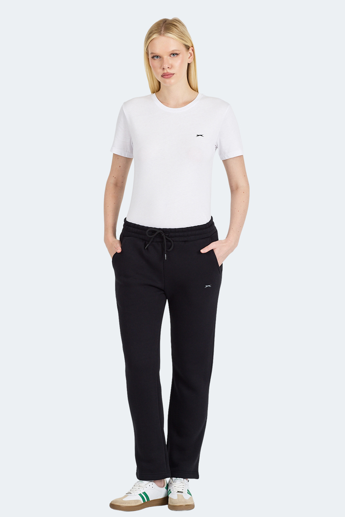 SLAZENGER MIDNIGHT I Kadın Siyah Eşofman Altı görsel 2