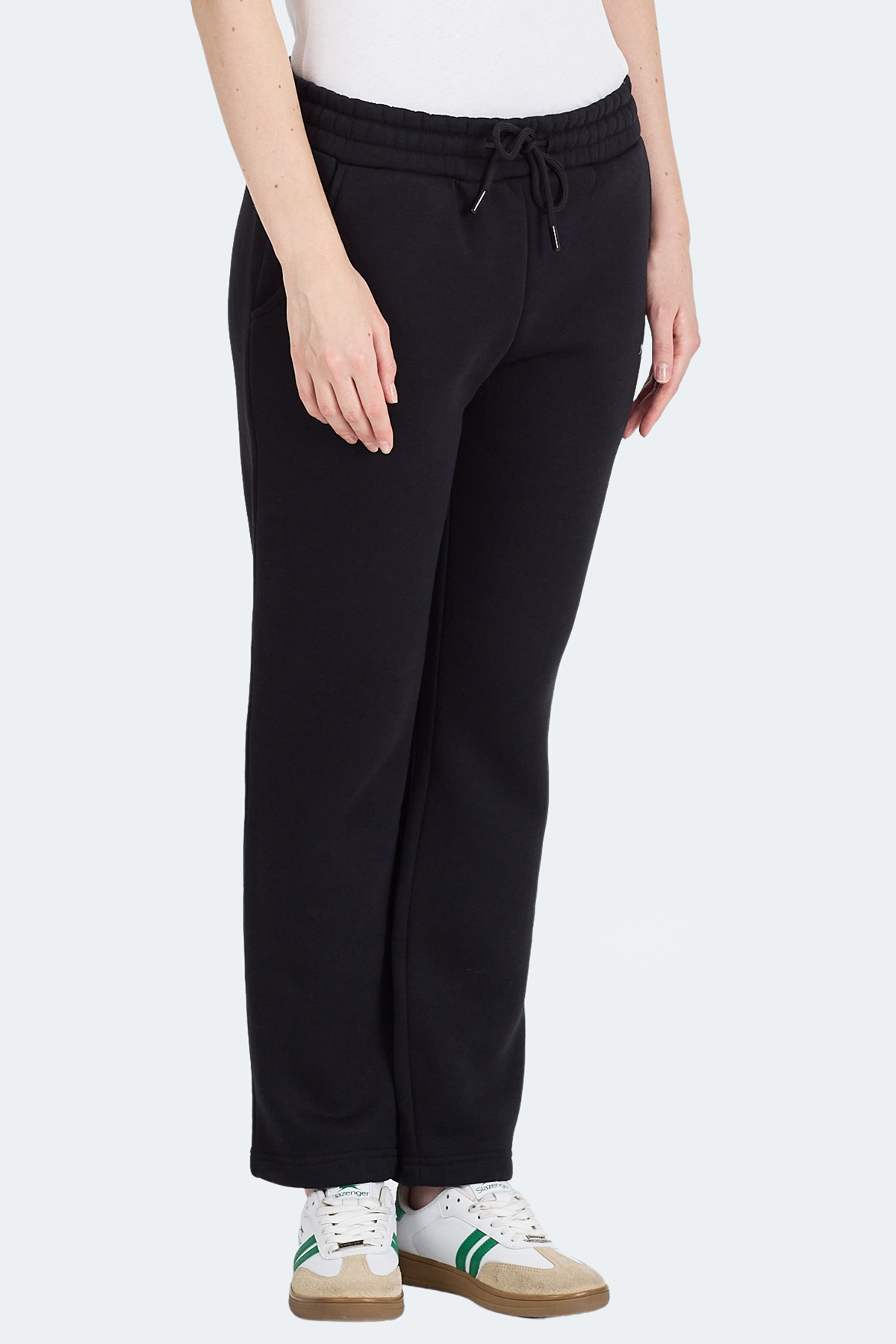 SLAZENGER MIDNIGHT I Kadın Siyah Eşofman Altı görsel 4