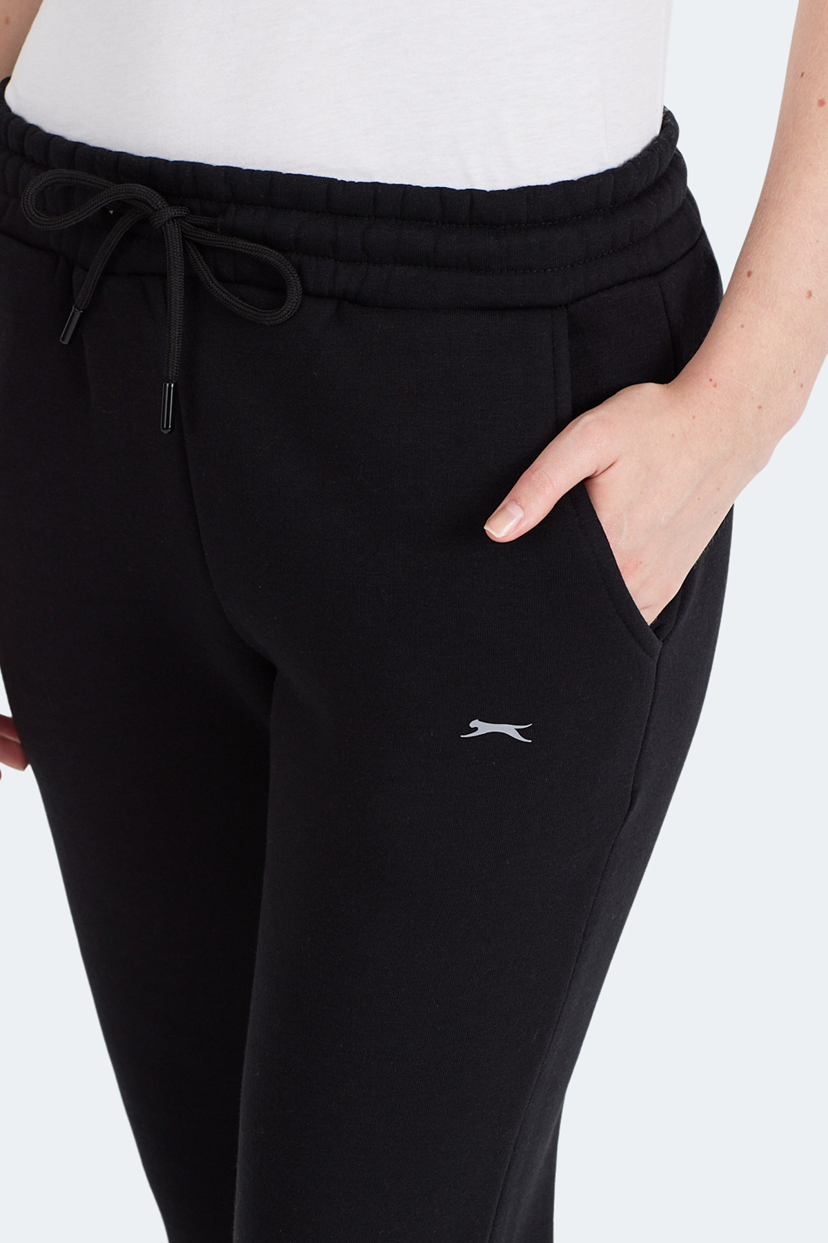 SLAZENGER MIDNIGHT I Kadın Siyah Eşofman Altı görsel 5