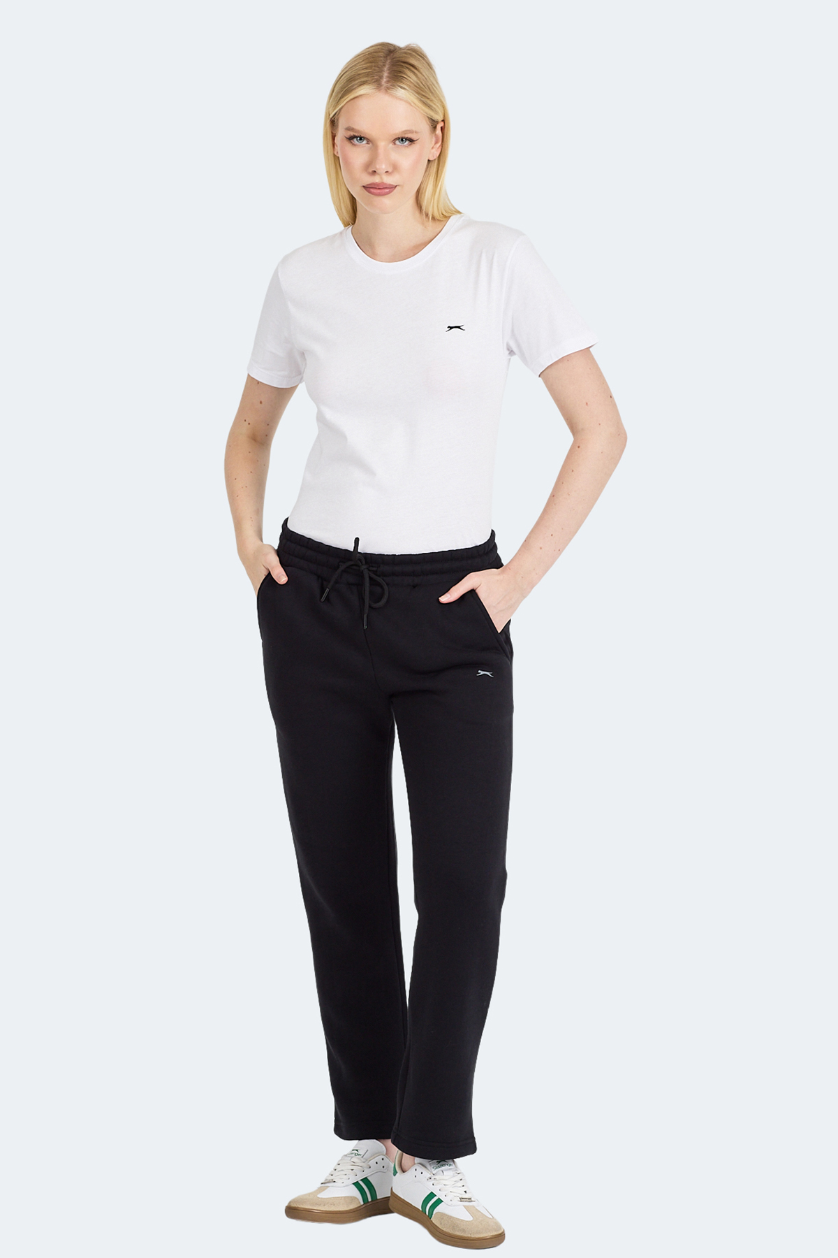 SLAZENGER MIDNIGHT I Kadın Siyah Eşofman Altı görsel 8