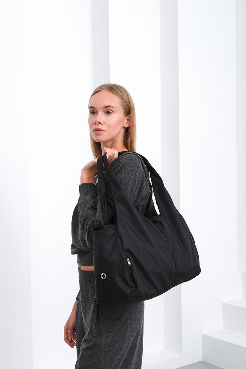 Shulebags Giglio Spor Omuz Çantası Siyah görsel 4