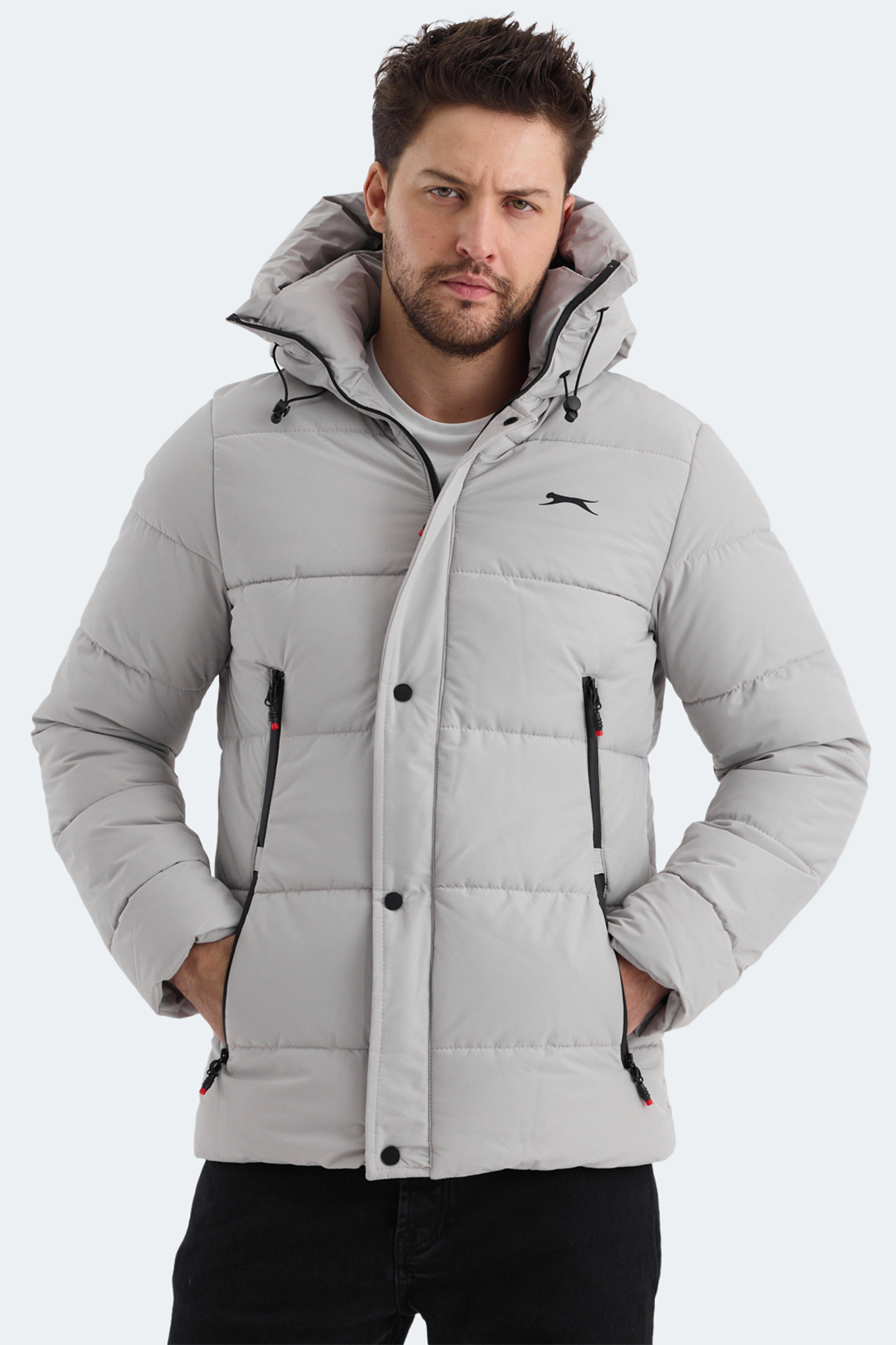 SLAZENGER GAFAR Erkek Şişme Mont Kaban Bej