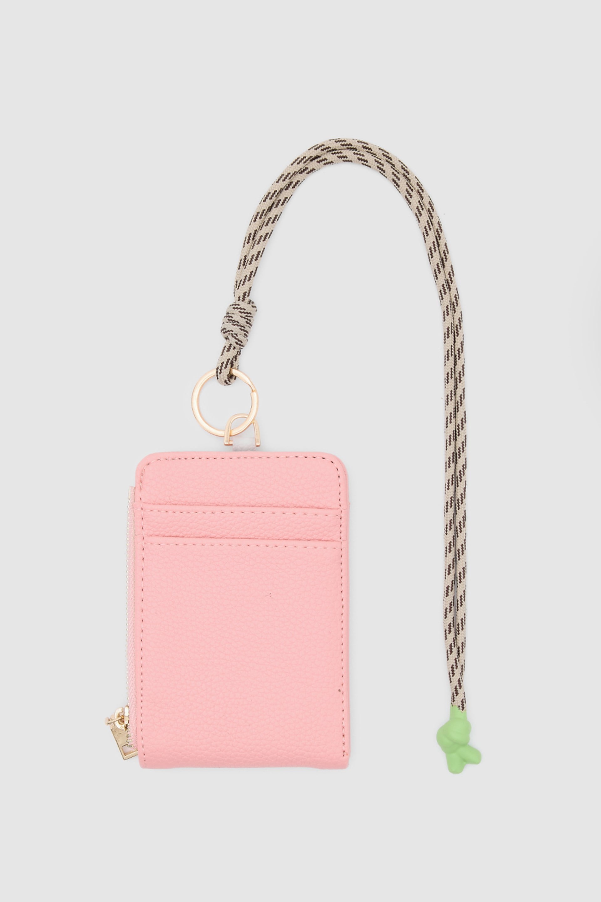 Shulebags Palm Boyun Askılı Kadın Cüzdan Pembe görsel 4
