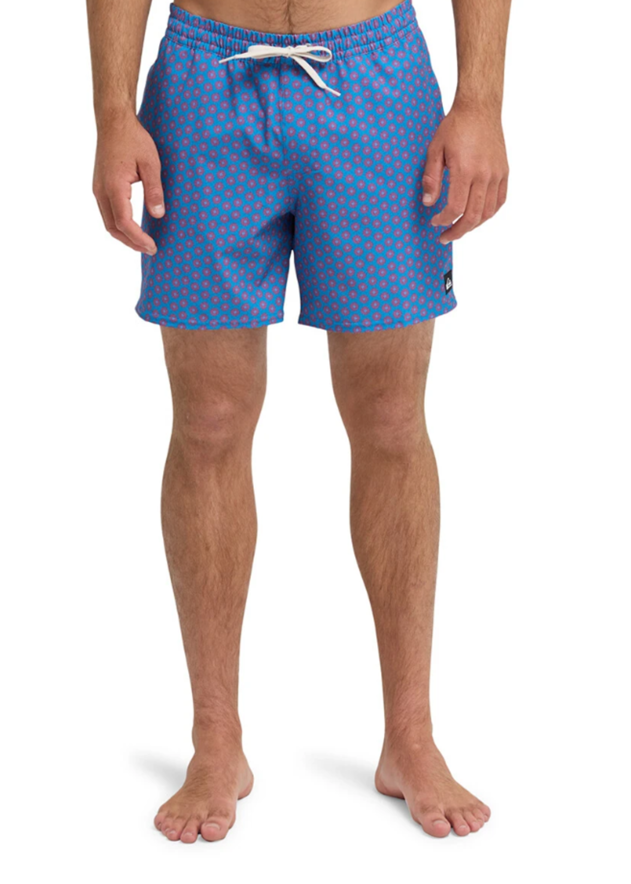 Quiksilver Stretch Printed Erkek Mavi Mayo