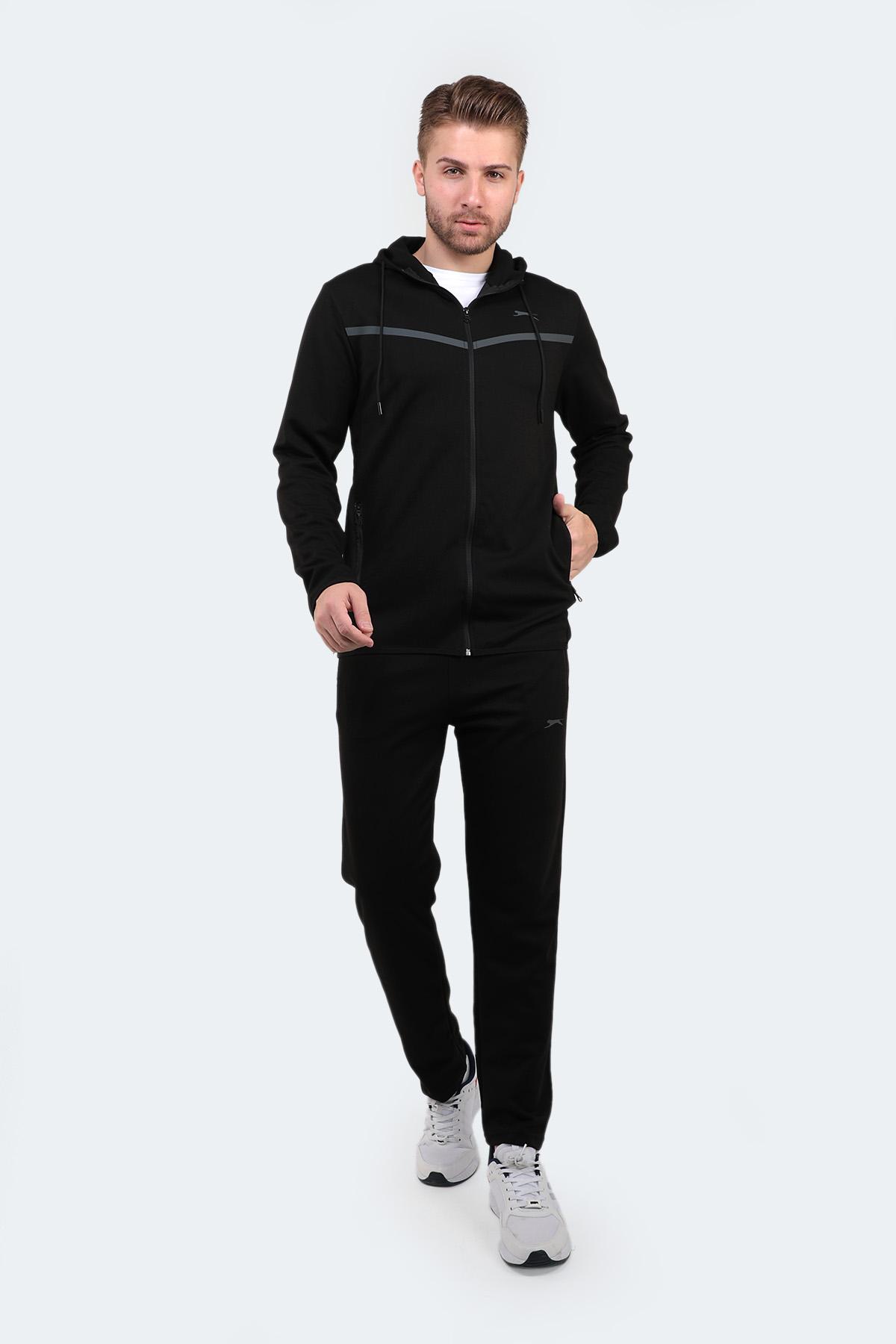 SLAZENGER ORKA Erkek Eşofman Takım Siyah