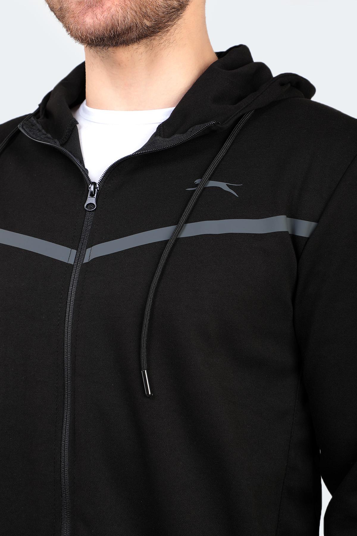 SLAZENGER ORKA Erkek Eşofman Takım Siyah görsel 5