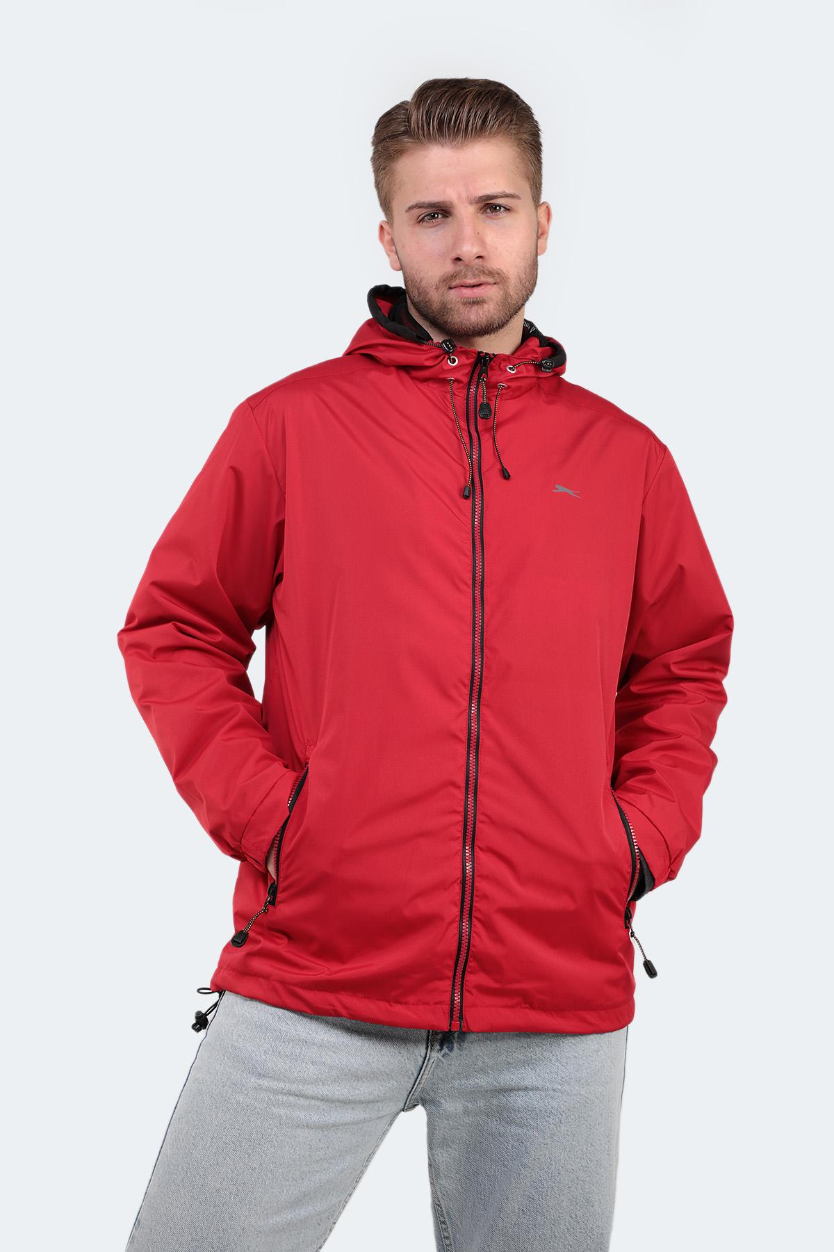 SLAZENGER OFANS Erkek Kaban Kırmızı