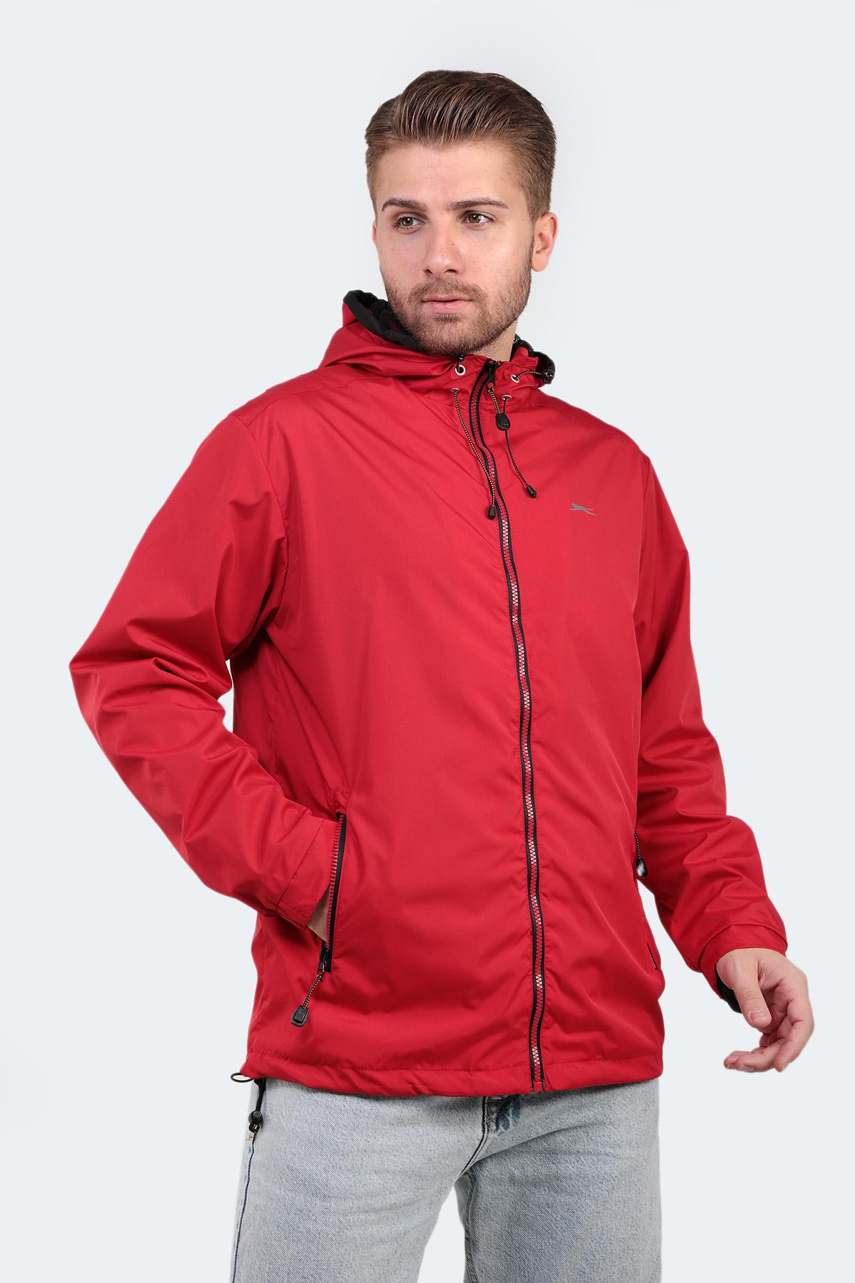 SLAZENGER OFANS Erkek Kaban Kırmızı görsel 3
