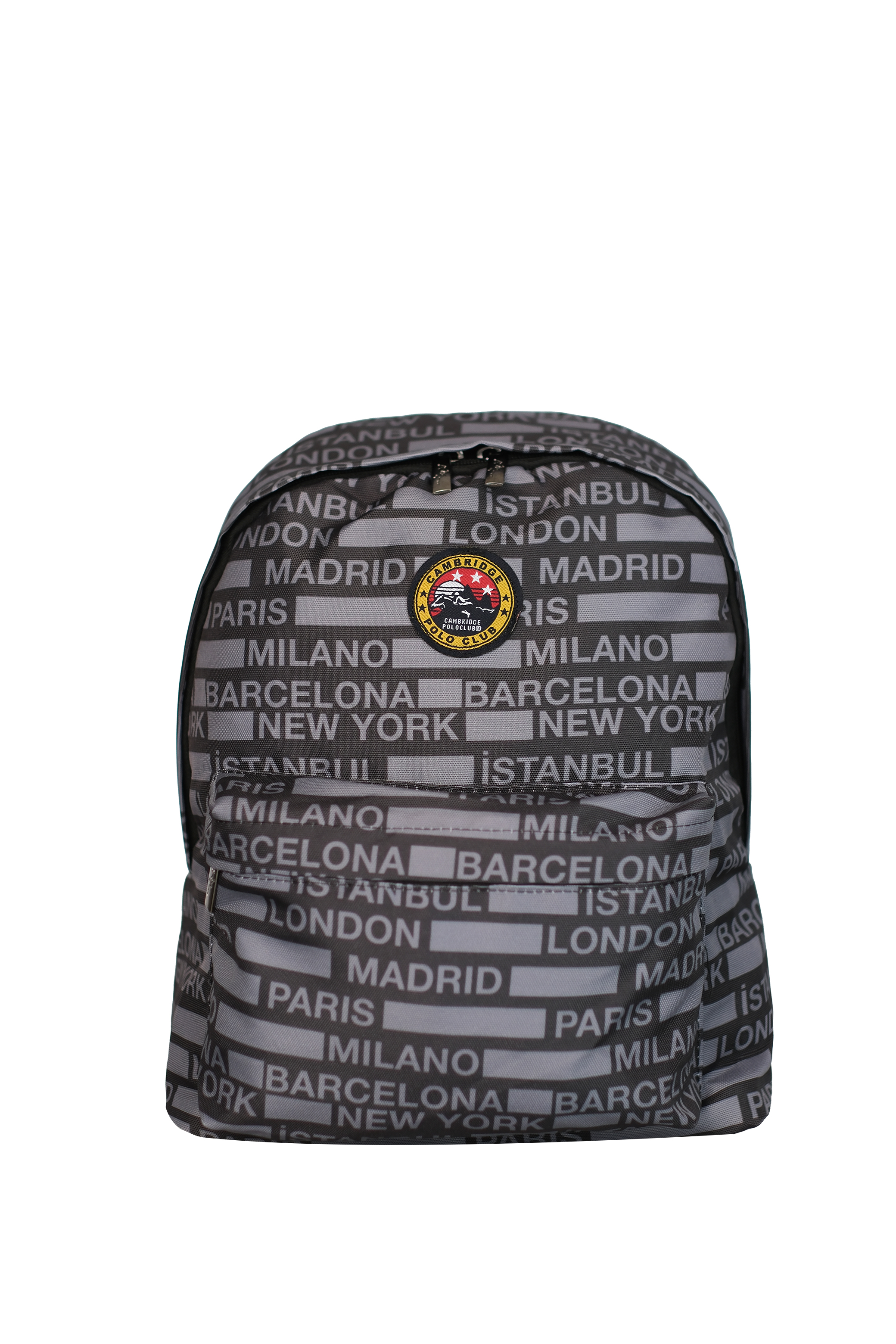 Cambridge Polo Club Cities II Ön Cepli Unisex Sırt Çantası görsel 6