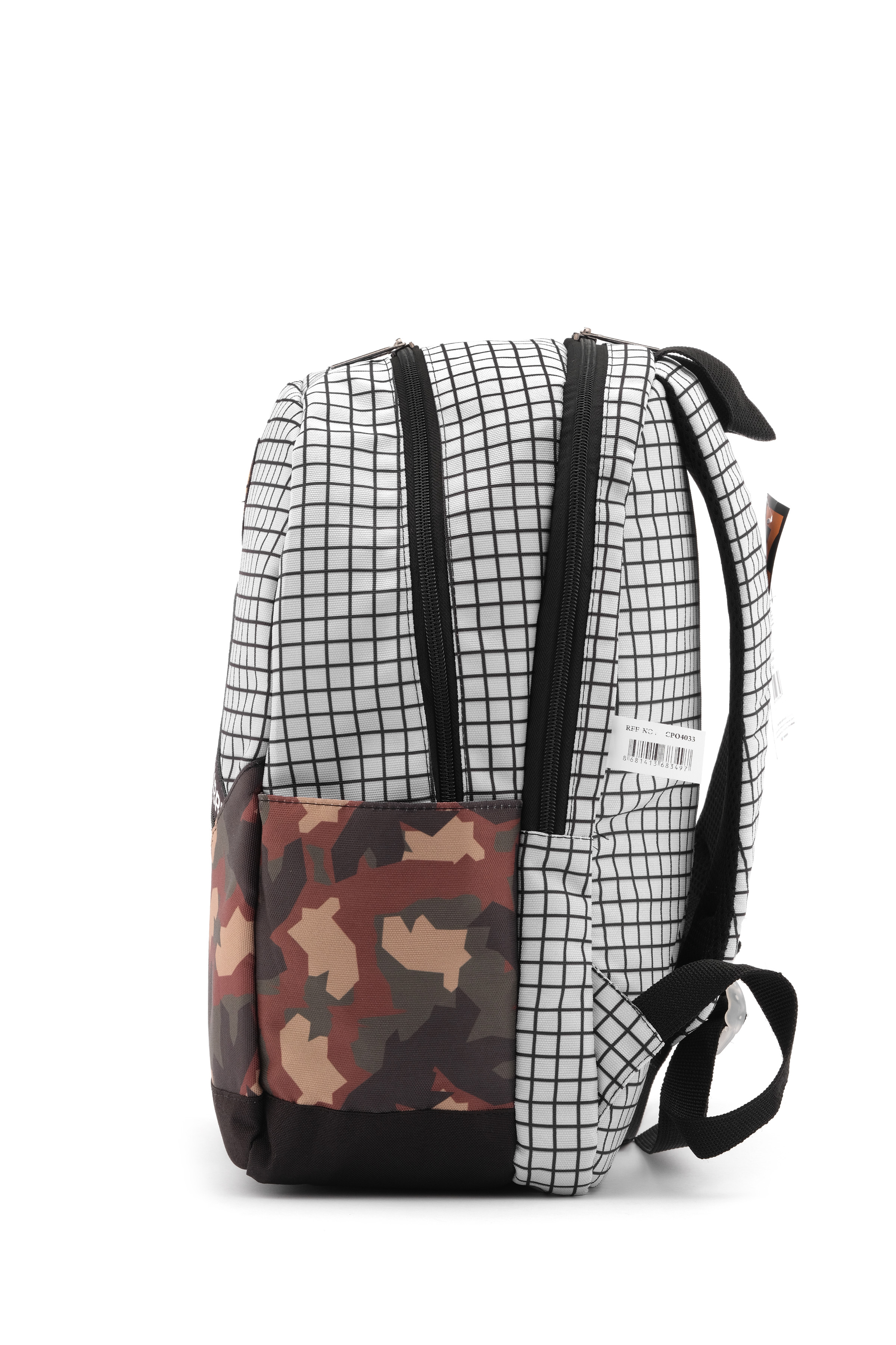 Cambridge Polo Club Kamuflaj Laptop Bölemli Unisex Sırt Çantası görsel 4