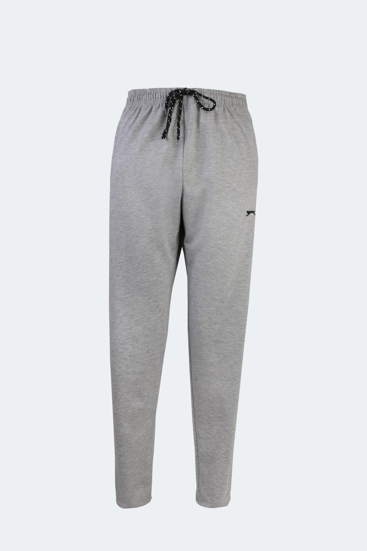 SLAZENGER JERRY Erkek Büyük Beden Eşofman Altı Gri