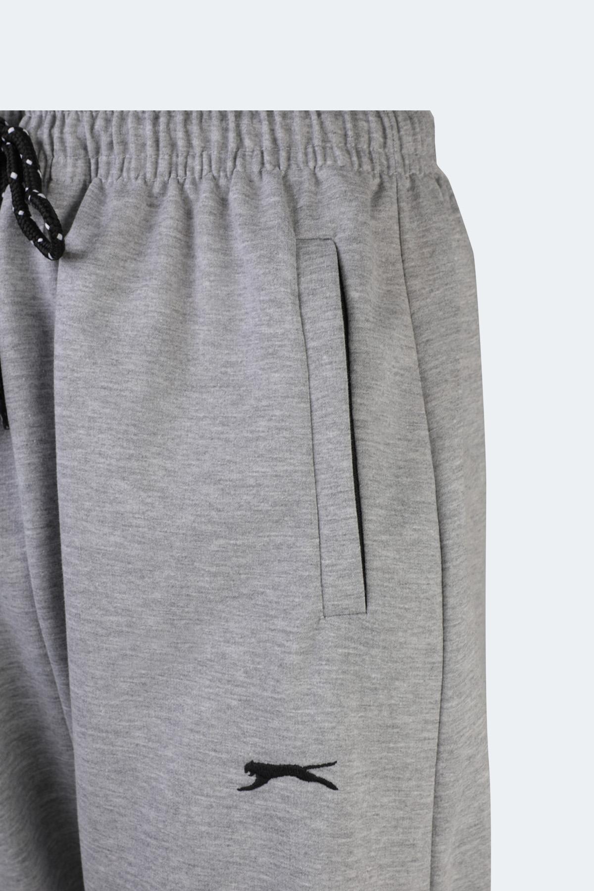 SLAZENGER JERRY Erkek Büyük Beden Eşofman Altı Gri görsel 3