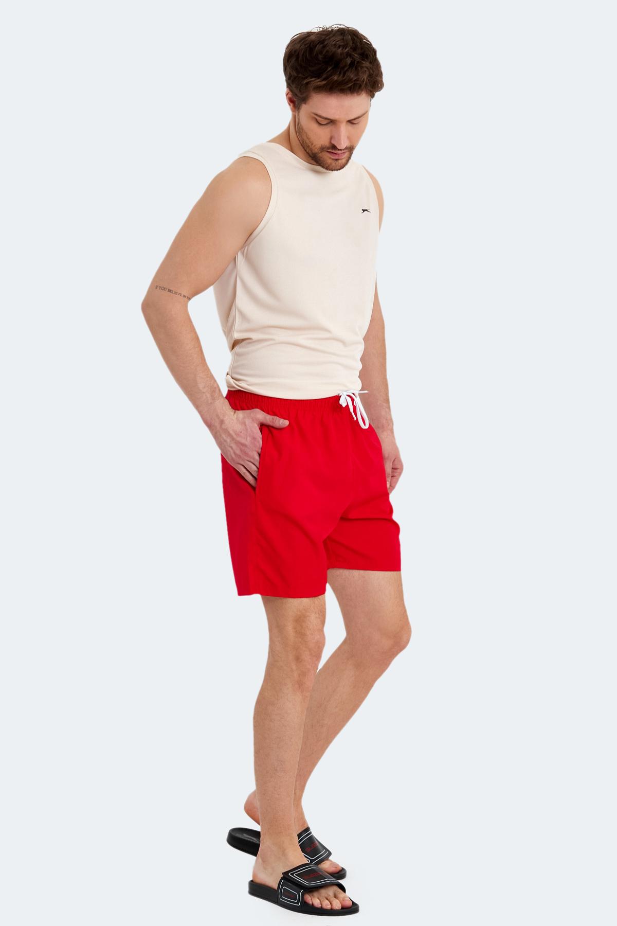 SLAZENGER RABI Erkek Mayo Kırmızı görsel 5