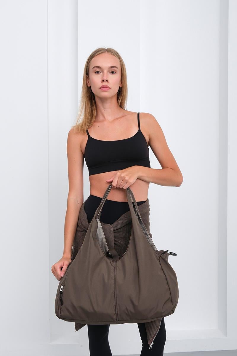 Shulebags Giglio Spor Omuz Çantası Kahve görsel 2