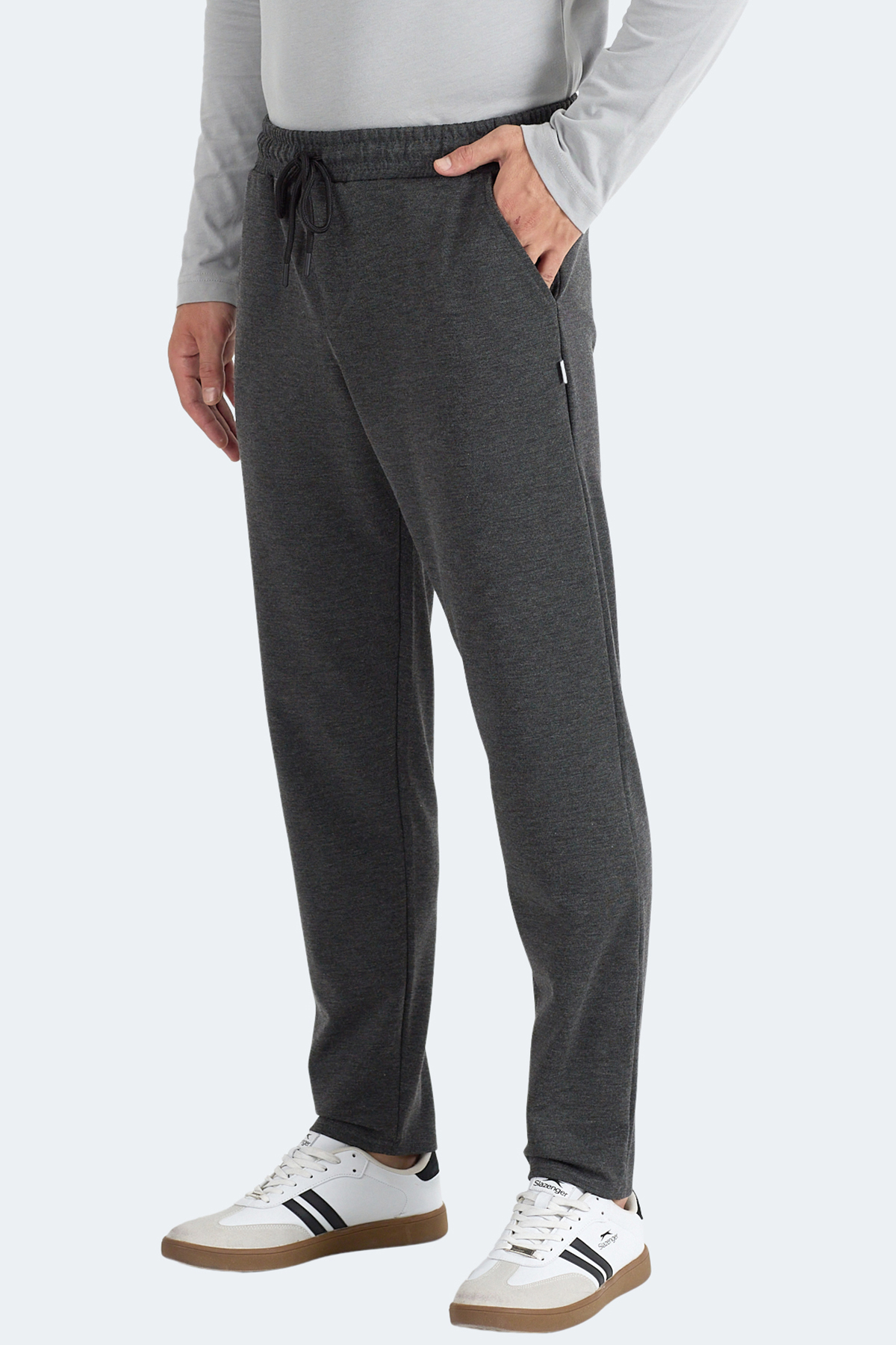 SLAZENGER IMPACTO I Erkek Siyah / Gri Eşofman Altı
