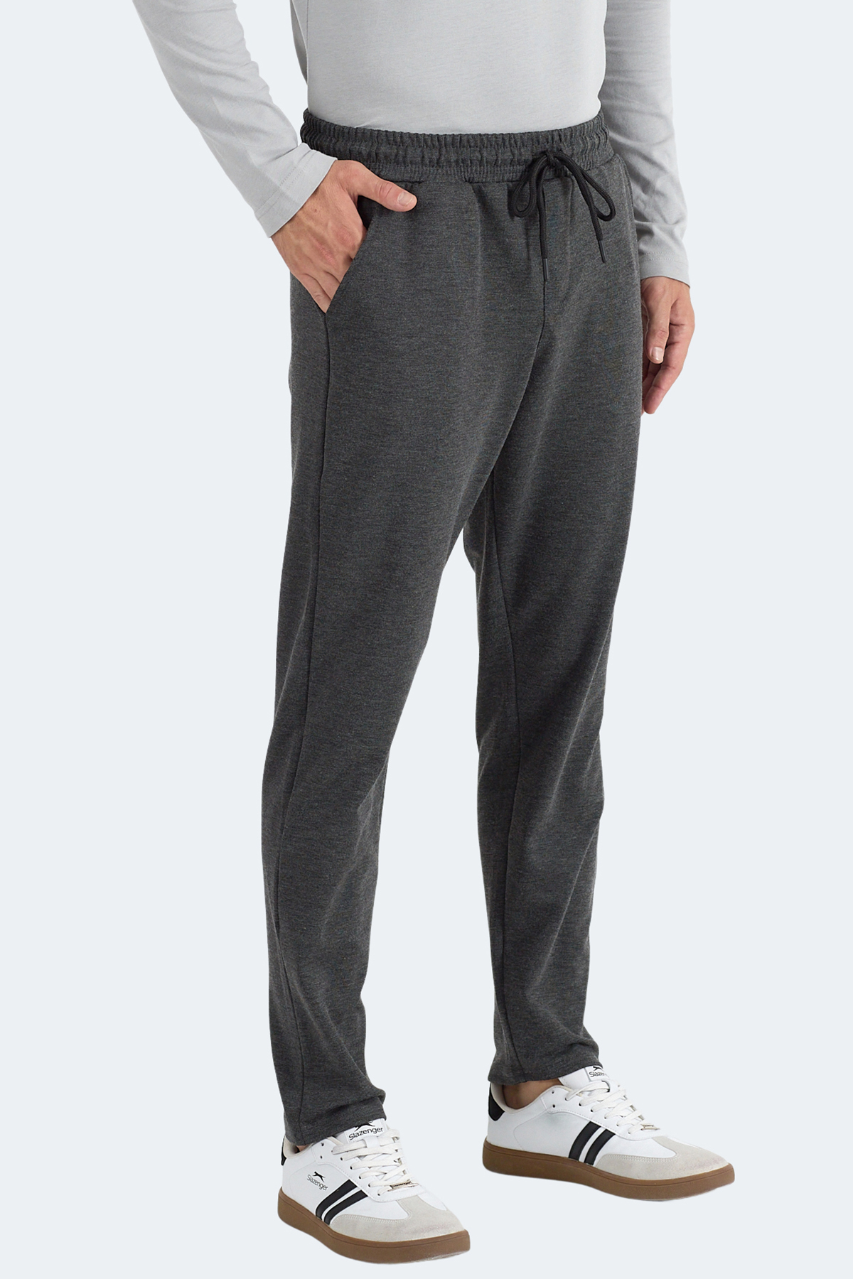 SLAZENGER IMPACTO I Erkek Siyah / Gri Eşofman Altı görsel 4