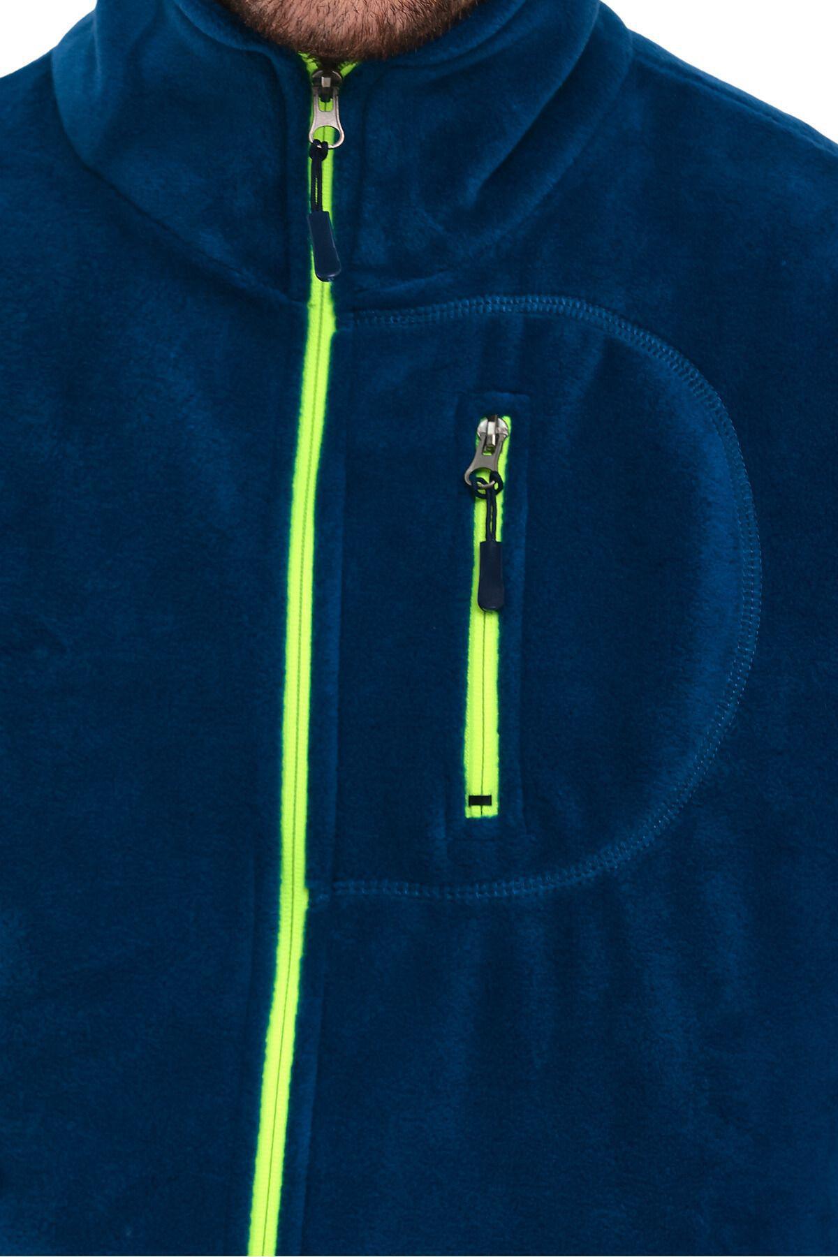 Genius Store 3 Cepli Outdoor Polar Erkek Fermuarlı Sweatshirt Hırka görsel 5
