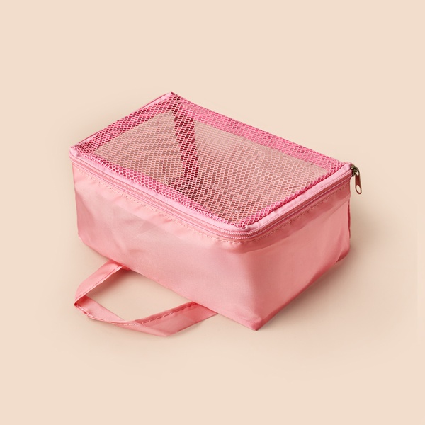 Simple Living 3'lü Valiz İçi Organizer Set - Pembe görsel 3